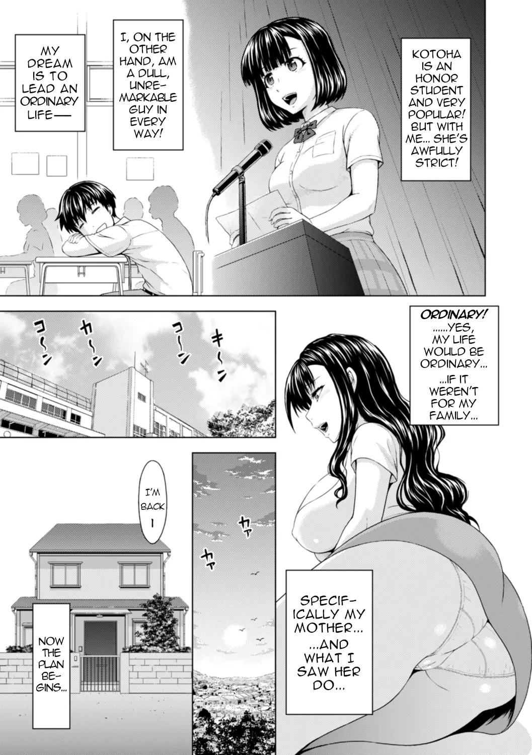 Honjitsu mo Haha to Imouto no Choukyou Hiyori | Another Good Day to Train my Mother and Little Sister Ch. 1 page 7 full