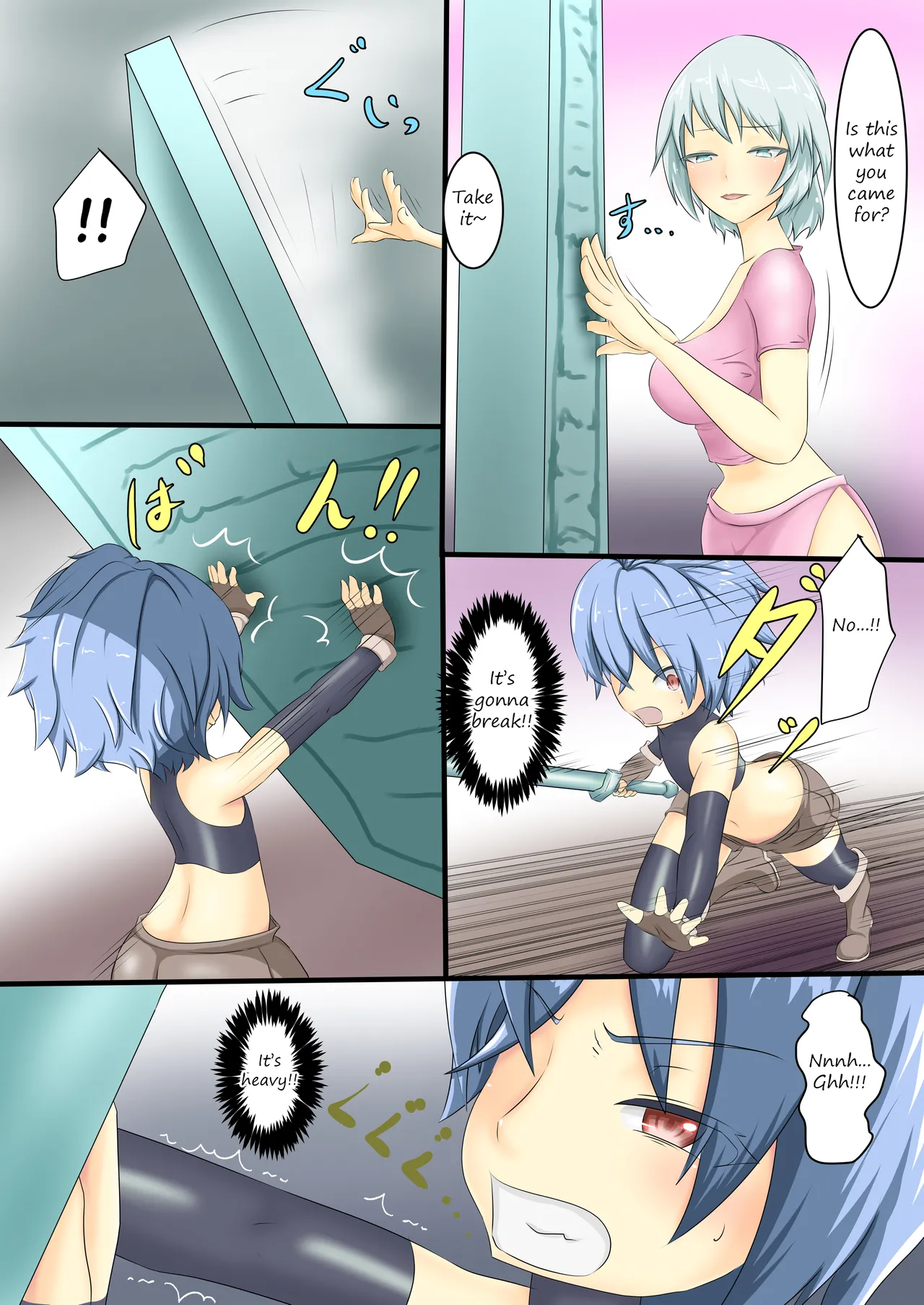 A story about a hero being defeated by a female thief page 8 full