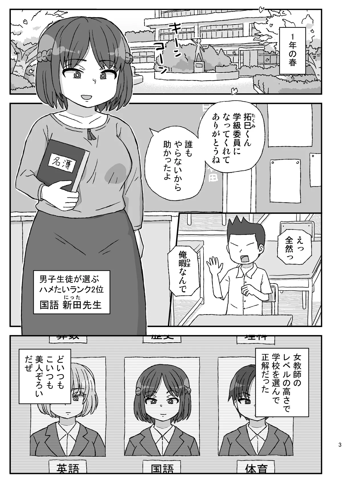 Gakkou wa Onna Kyoushi o Haramaseru Basho page 2 full