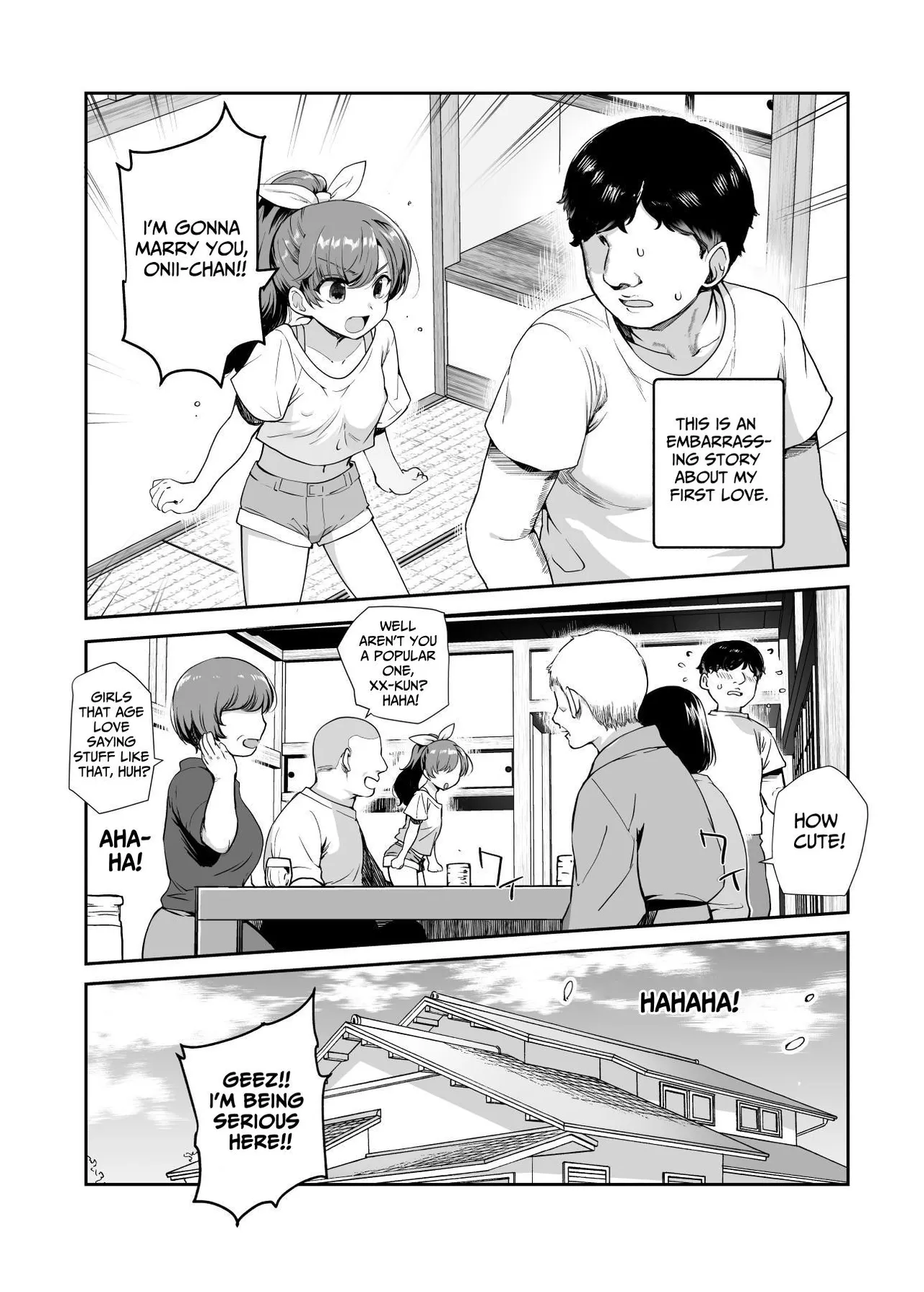 Inaka de Okotta Ecchi na Hanashi EX Uchi, Oni to Hadaka de Daki-aikko Shitai Bai | Rural Sex Story EX ~I wanna hug you while nekkid~ page 4 full