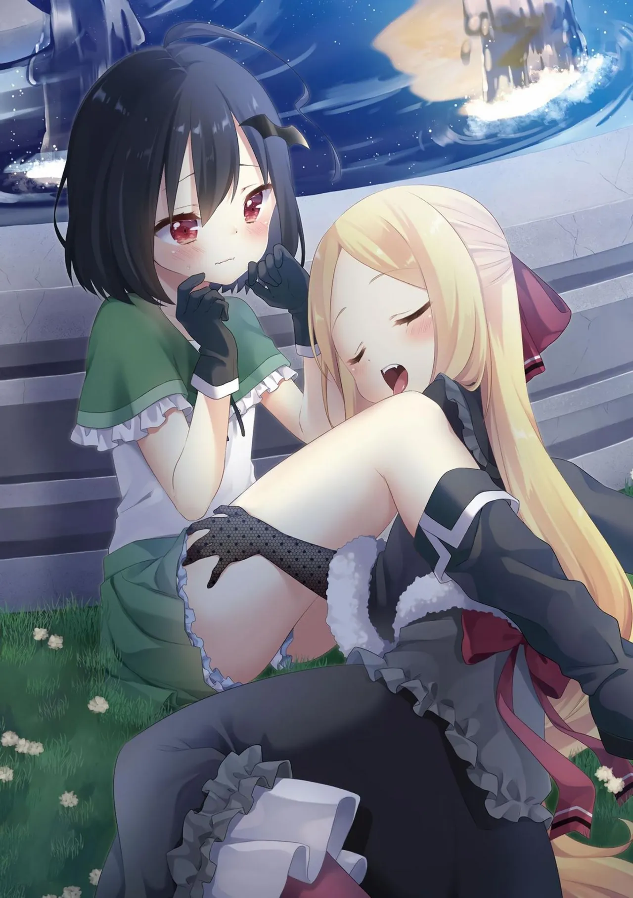 Hiyuri no Kizuna Furyou Onee-san to Kyuuketsu Shoujo-tachi - Scarlet Lily Bond Ch. 1 page 3 full