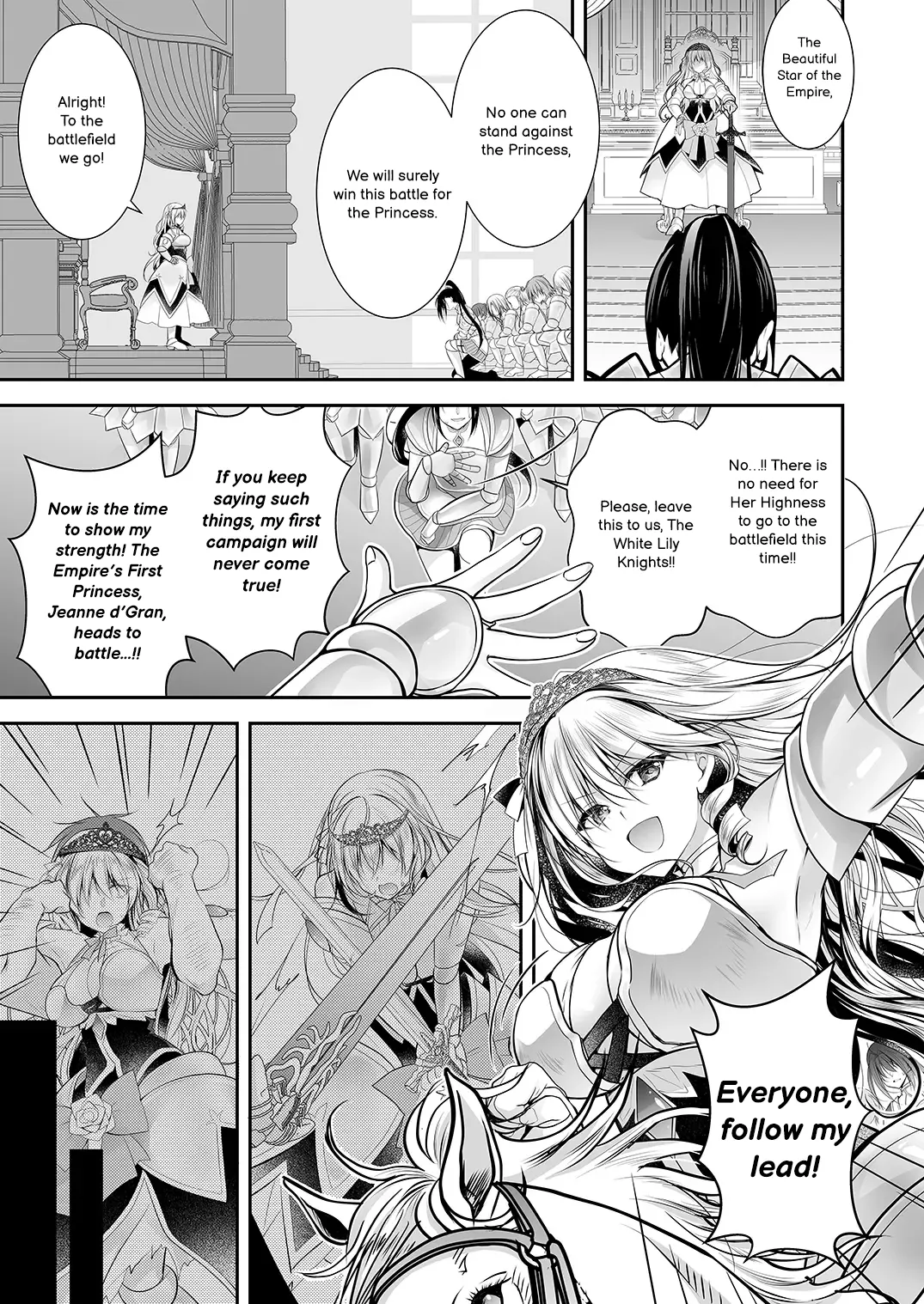Isekai Gangrape 2 ~There is No Way A Dignified Princess Knight Succumbs to The Barbarian's Dick~ page 5 full