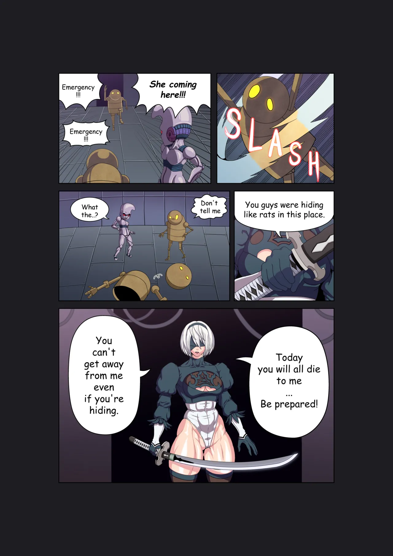 NieR Automata - Stray baby page 5 full