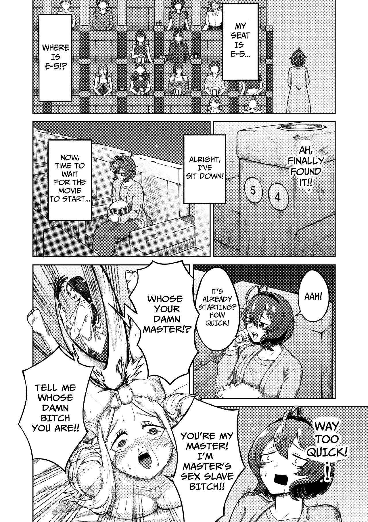 Admiring the Magicial Girl Master and Slave page 4 full