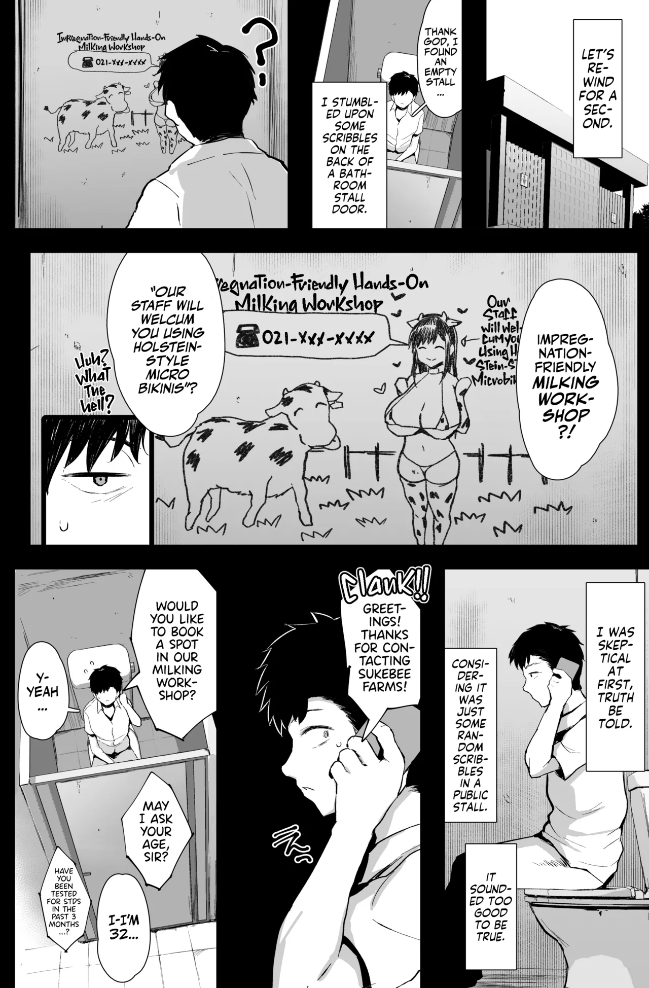 Tanetsuke mo Dekiru Fureai Bokujou Taiken. | Hands-on Milking Workshop! page 3 full