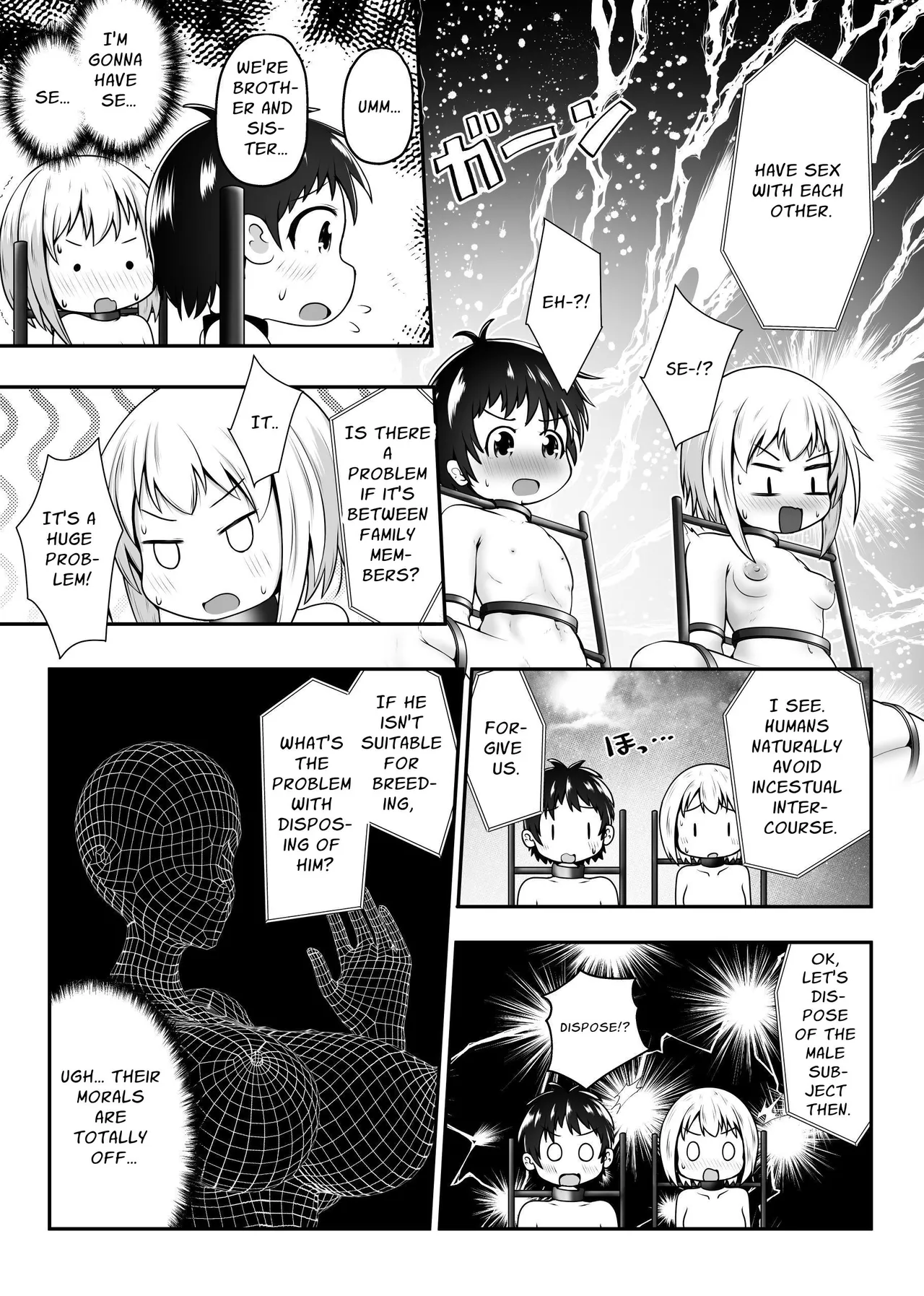 Friendly Siblings' Restrained Sex page 4 full
