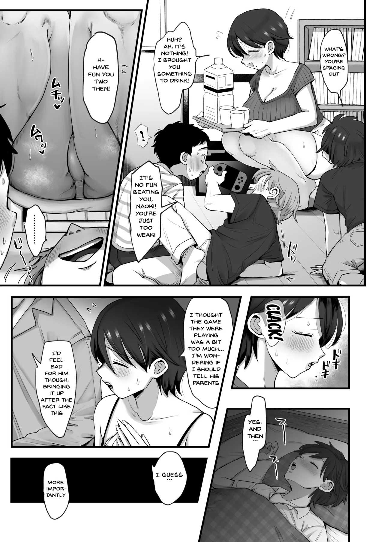 A Narrow-Eyed Gentle Big-Breasted Mama page 9 full