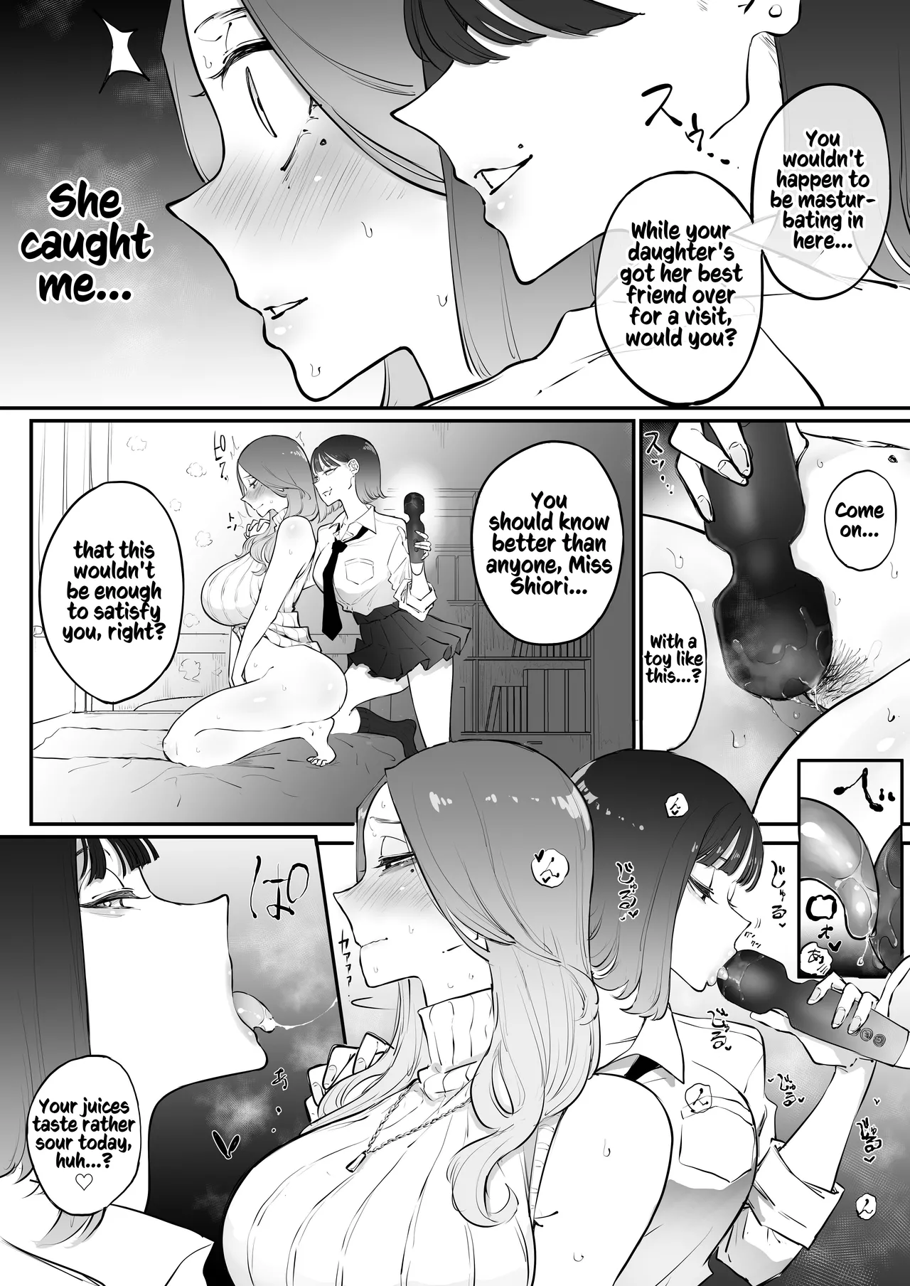 Bijin Tsuma, Ichinose Shiori 37 wa, Musume no Yuujin ni Idakareteiru | Beautiful Wife Shiori Ichinose  Is Getting Banged By Her Daughter's Female Friend page 6 full