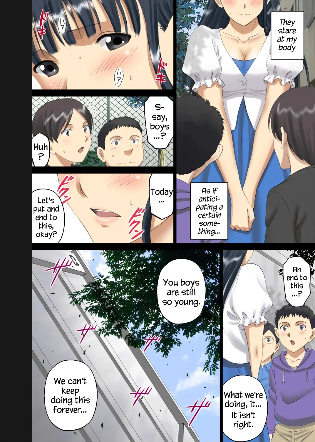 Roshutsu Otome Chichi Comic "Oppai Koushi wa Danshi no Shisen no Toriko ~Tamiya Miyuki~" | R-Otome Breasts Comic "The Busty Teacher Held Captive by the Boys' Stares ~Miyuki Tamiya~" page 7 full