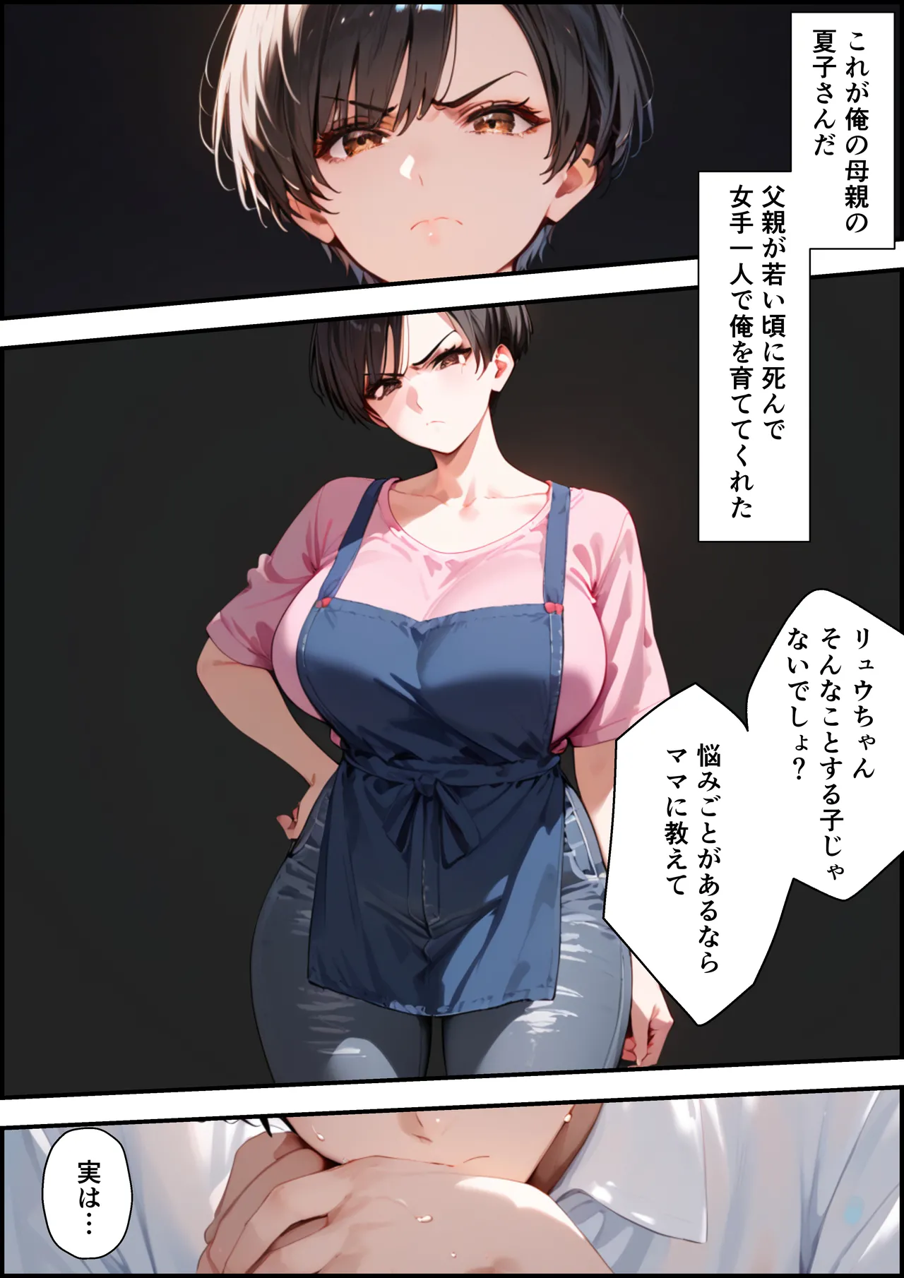 女手ひとつでボクを育ててくれた自慢の母がボクを守るためにいじめっ子の女になる話 page 3 full