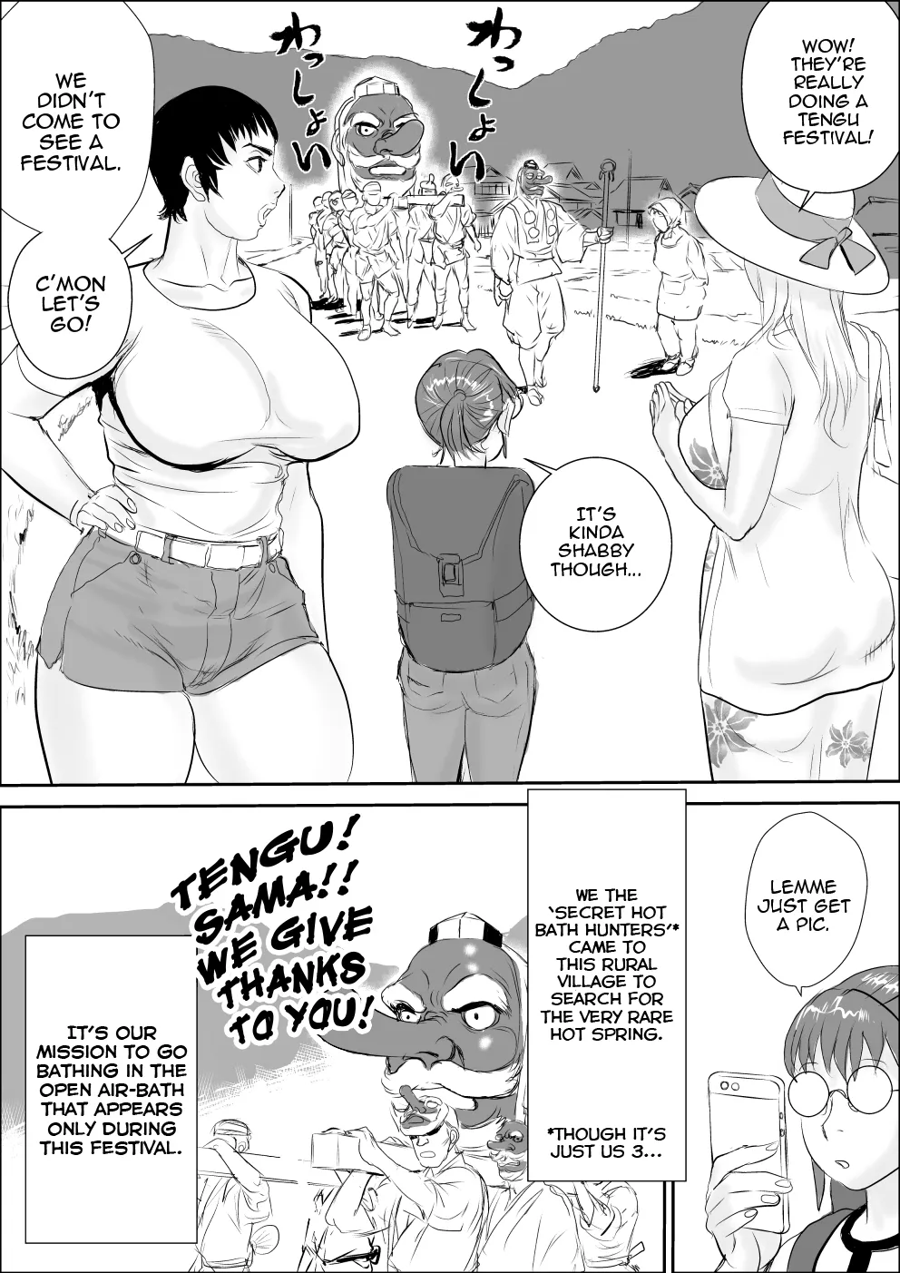 Tengu-sama no Kamikakushi | Being Spirted Away by Tengus page 4 full