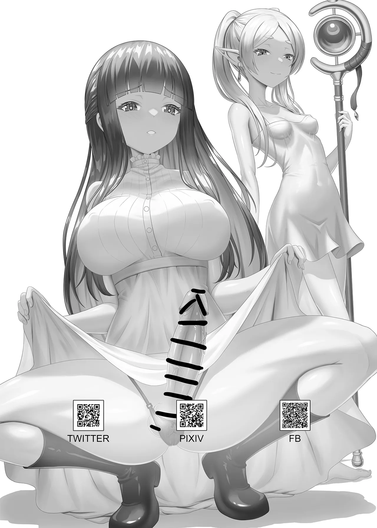 Frieren no Kyokon Mahou / Frieren's Big Dick Magic page 2 full