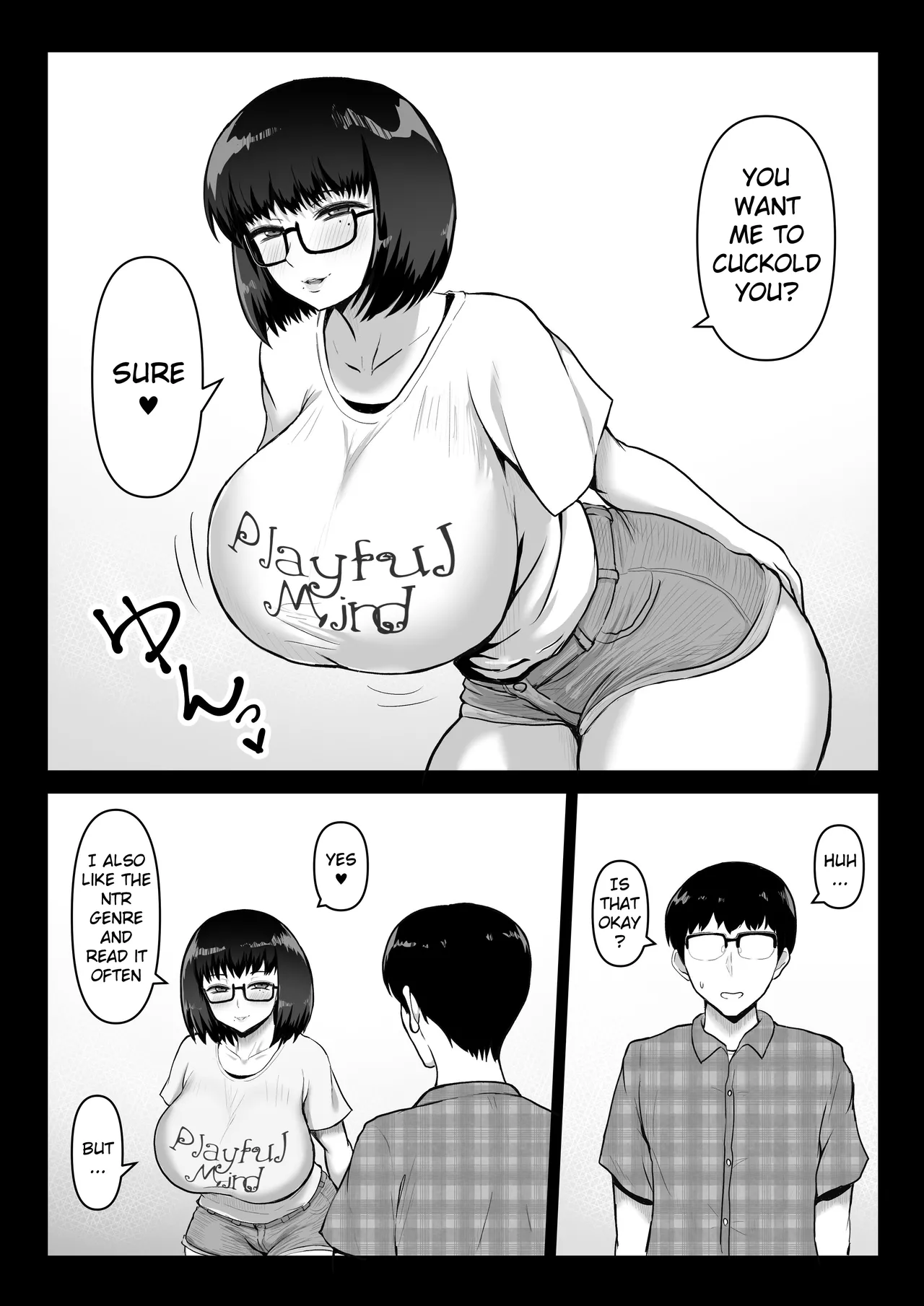 My Seductive Girlfriend Cuckolds Me Willingly and Smiles When She Sees My Sad Erection page 2 full