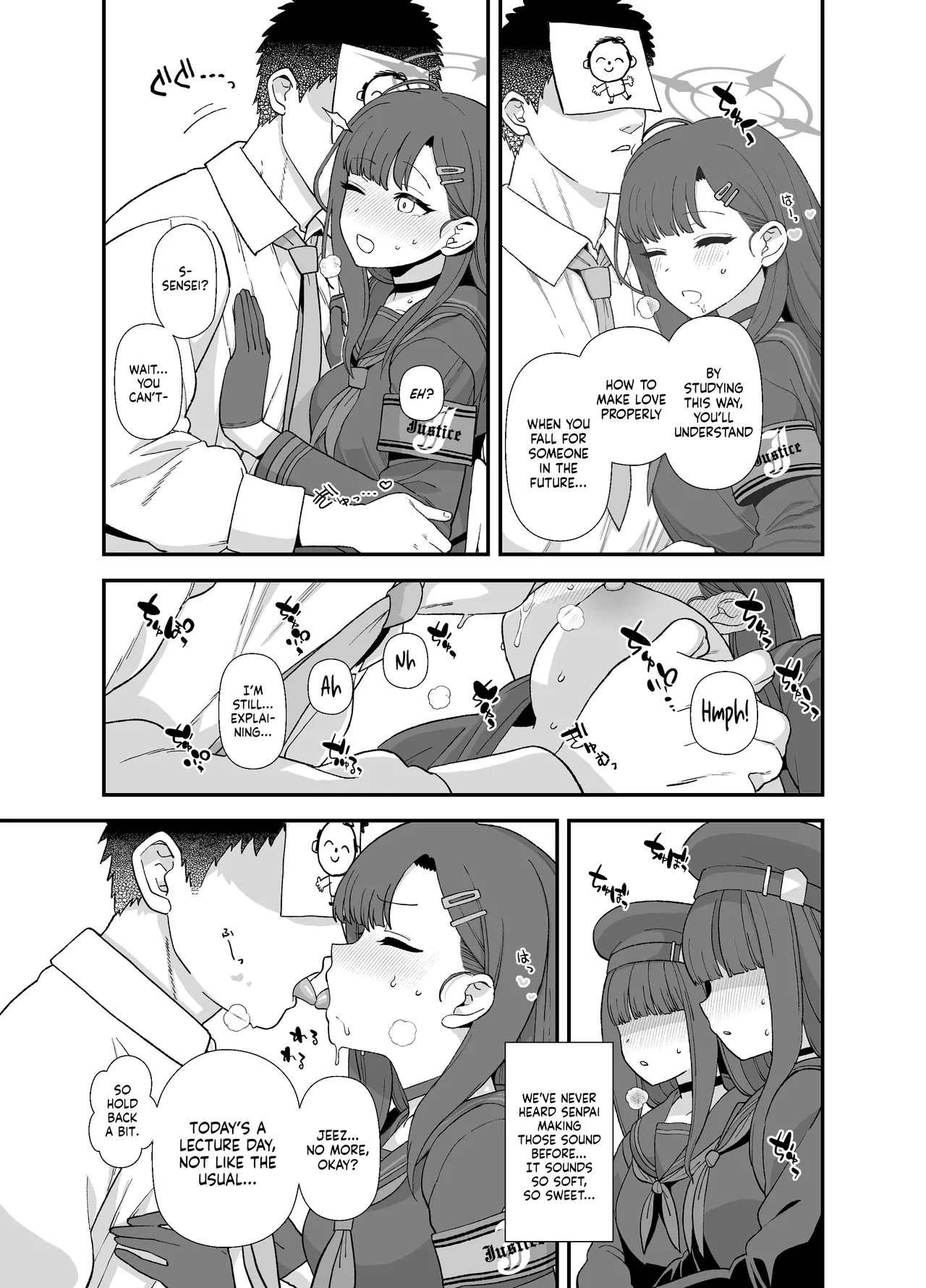 BlueArch Ichika Sukebe Manga | BlueArch Ichika Lewd Manga page 3 full