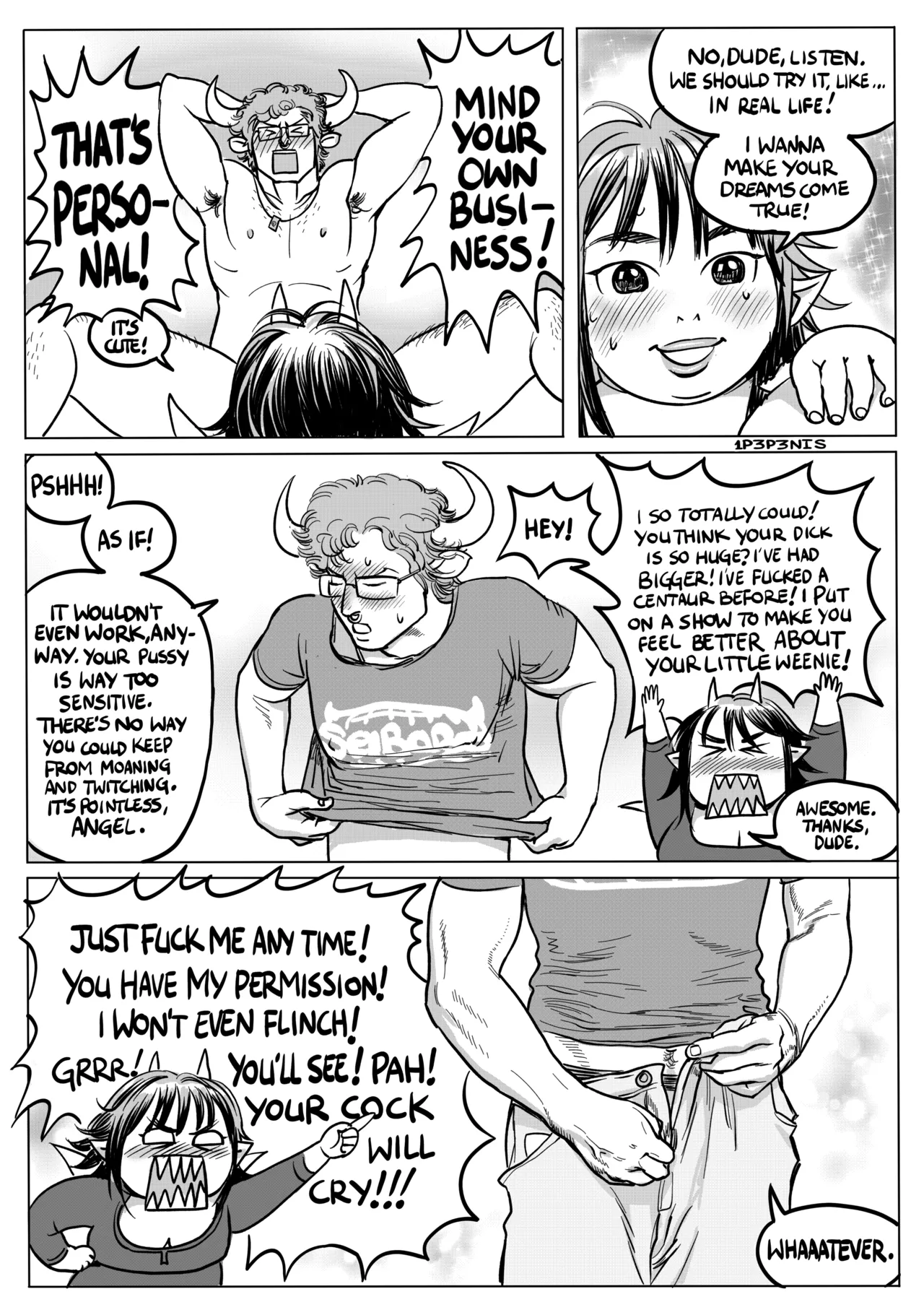 Angel and Hoagie in: FUCK ME, I DON'T CARE! page 7 full