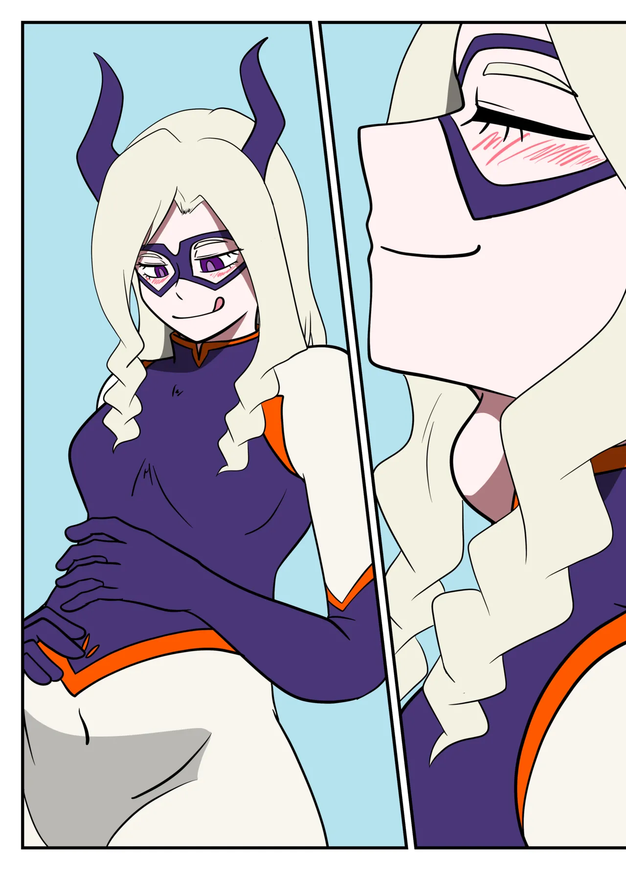 Saimin kosei ni kakatta Mt. Lady ni taberareru mobuhīrō page 4 full