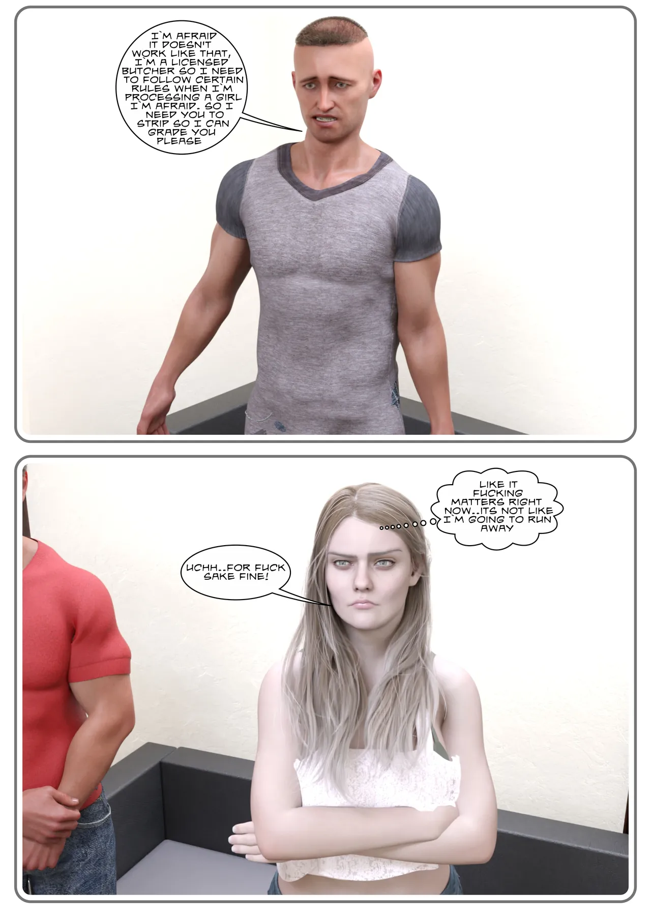 BUTCHERING THE SISTER page 9 full