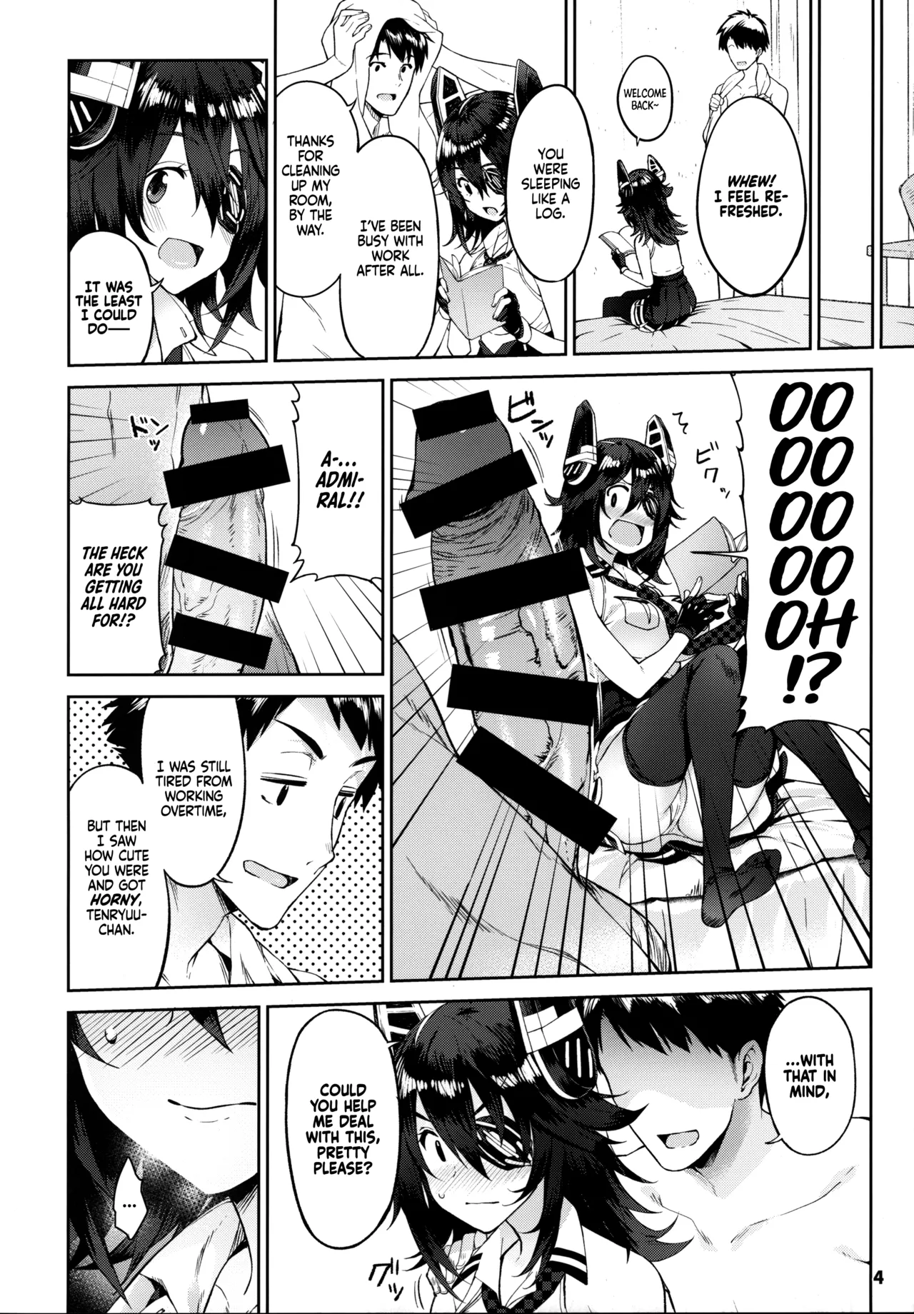 Kawaii Tenryuu-chan wa Boku no Iinari❤︎ page 4 full
