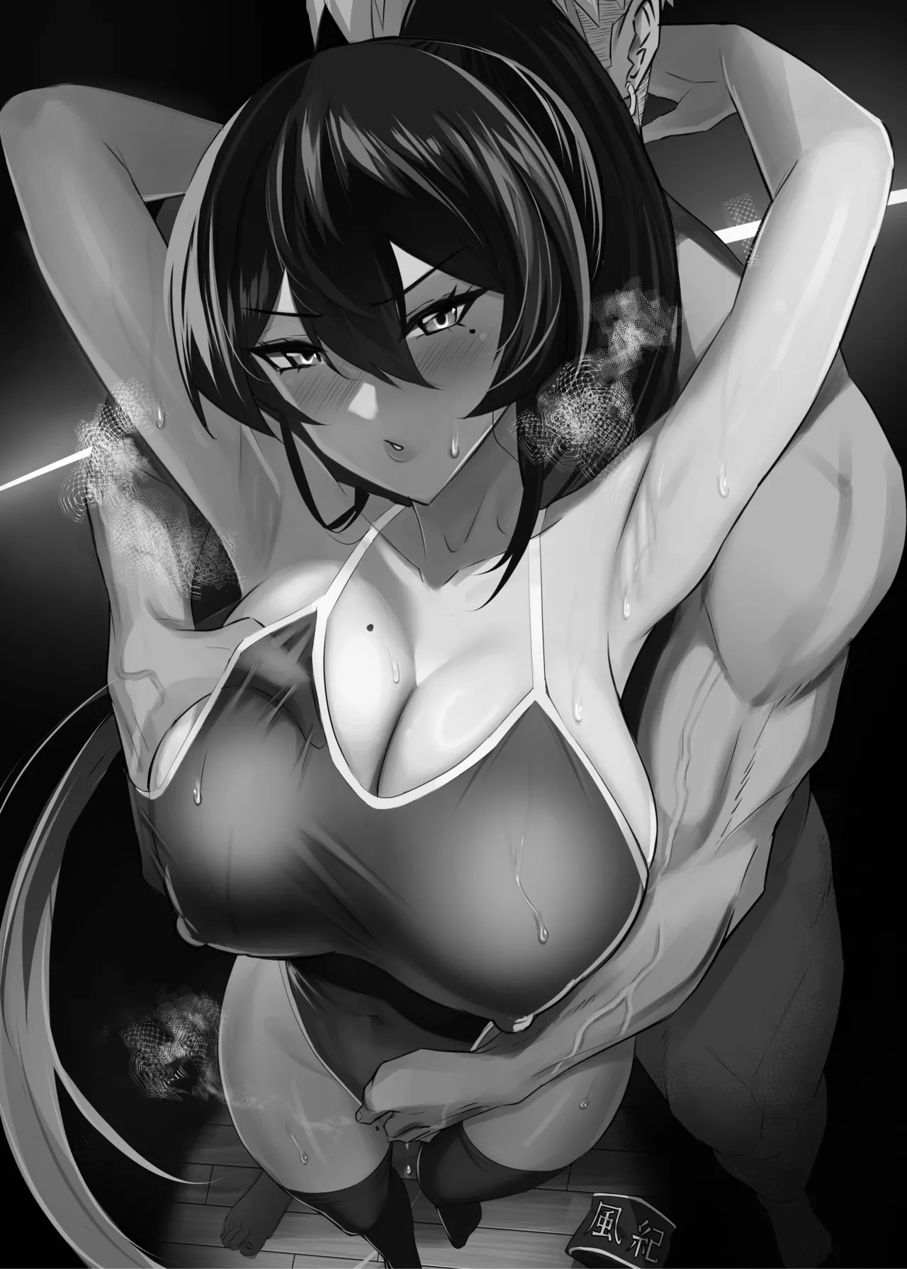 Kuppuku 2 ~Fuuki Iinchou wa Odosarete Netorarete...~ | Submission 2 ~the President of the Public Morals Committee is Blackmailed and Forced to Cheat...~ page 2 full