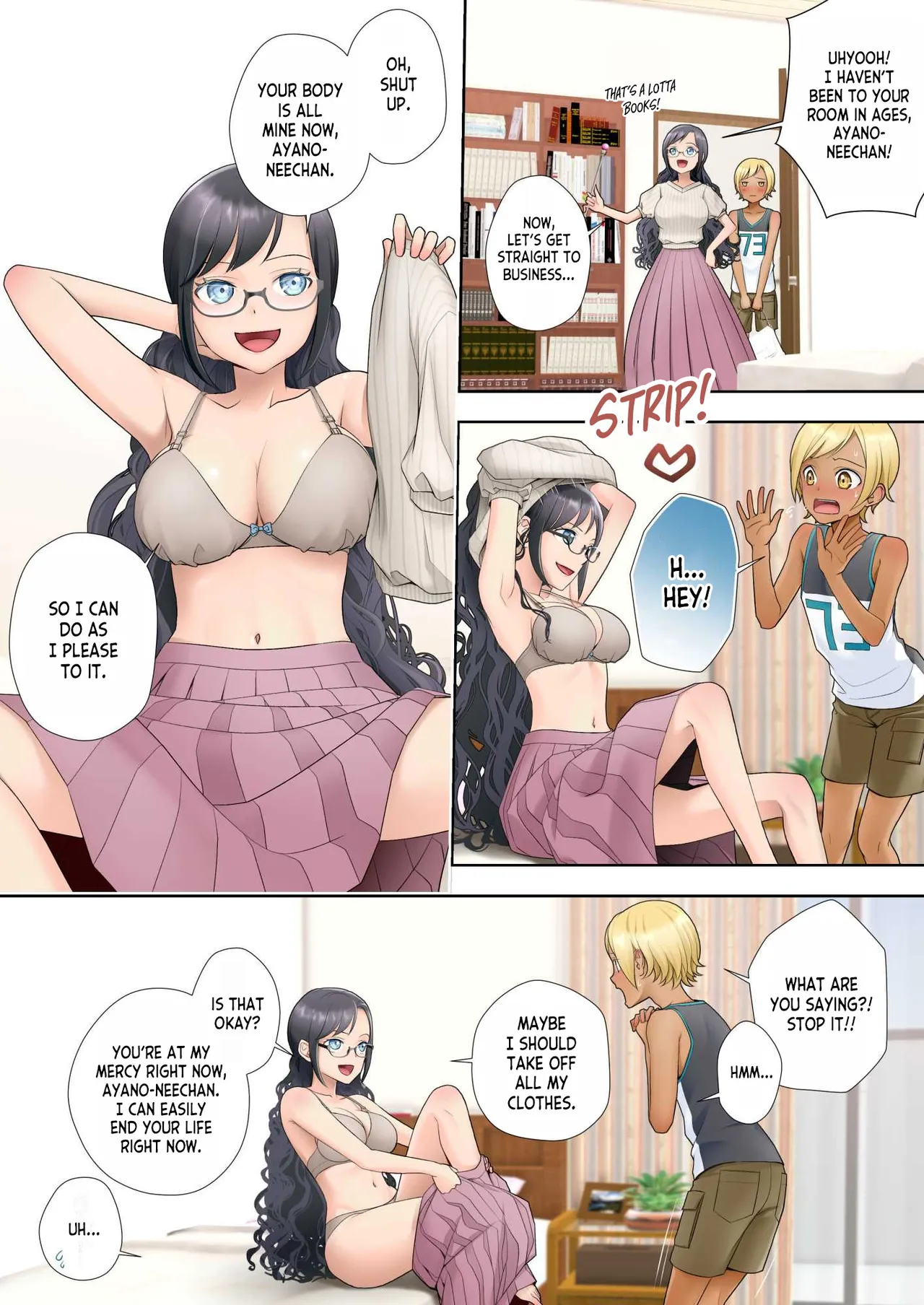Watashi swap Ore ~Kinjo no Sukebe na Itazurakko to Karada o Irekaerareta Watashi~ page 8 full