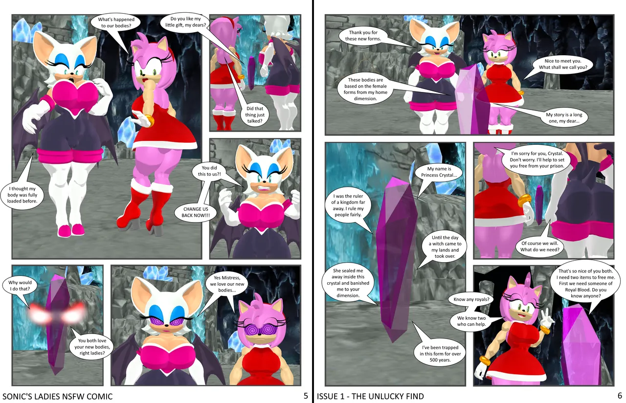 Sonic's Ladies and the Cursed Crystal page 4 full
