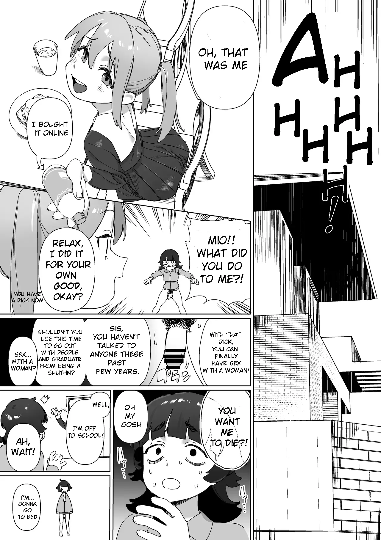 What if My Shut-in Sister Grows a Penis? page 4 full