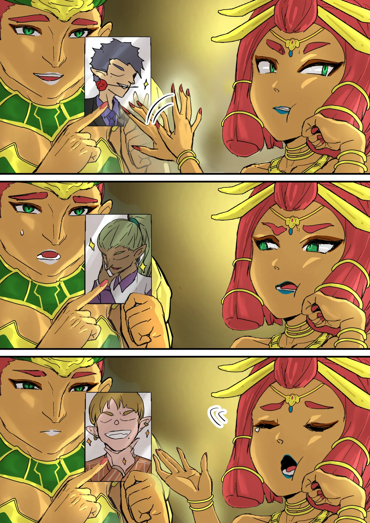 The Legend of Zelda - Riju's Dungeon Date page 3 full