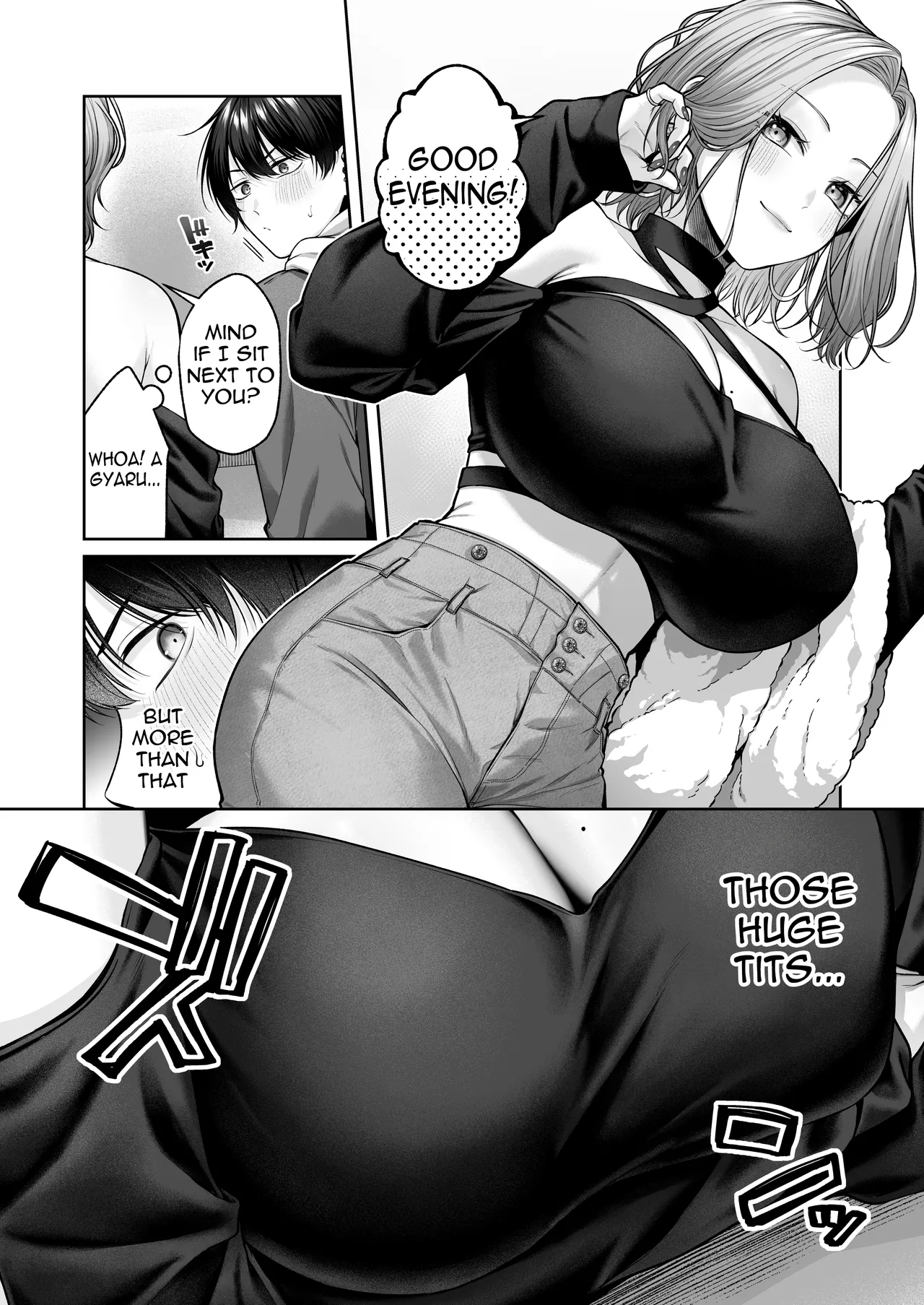 Nijigen Otaku-kun wa Gal Oppai de Kan Ochi Shasei | Otaku-kun is utterly defeated and cum hard thanks to the gyaru's boobs page 3 full