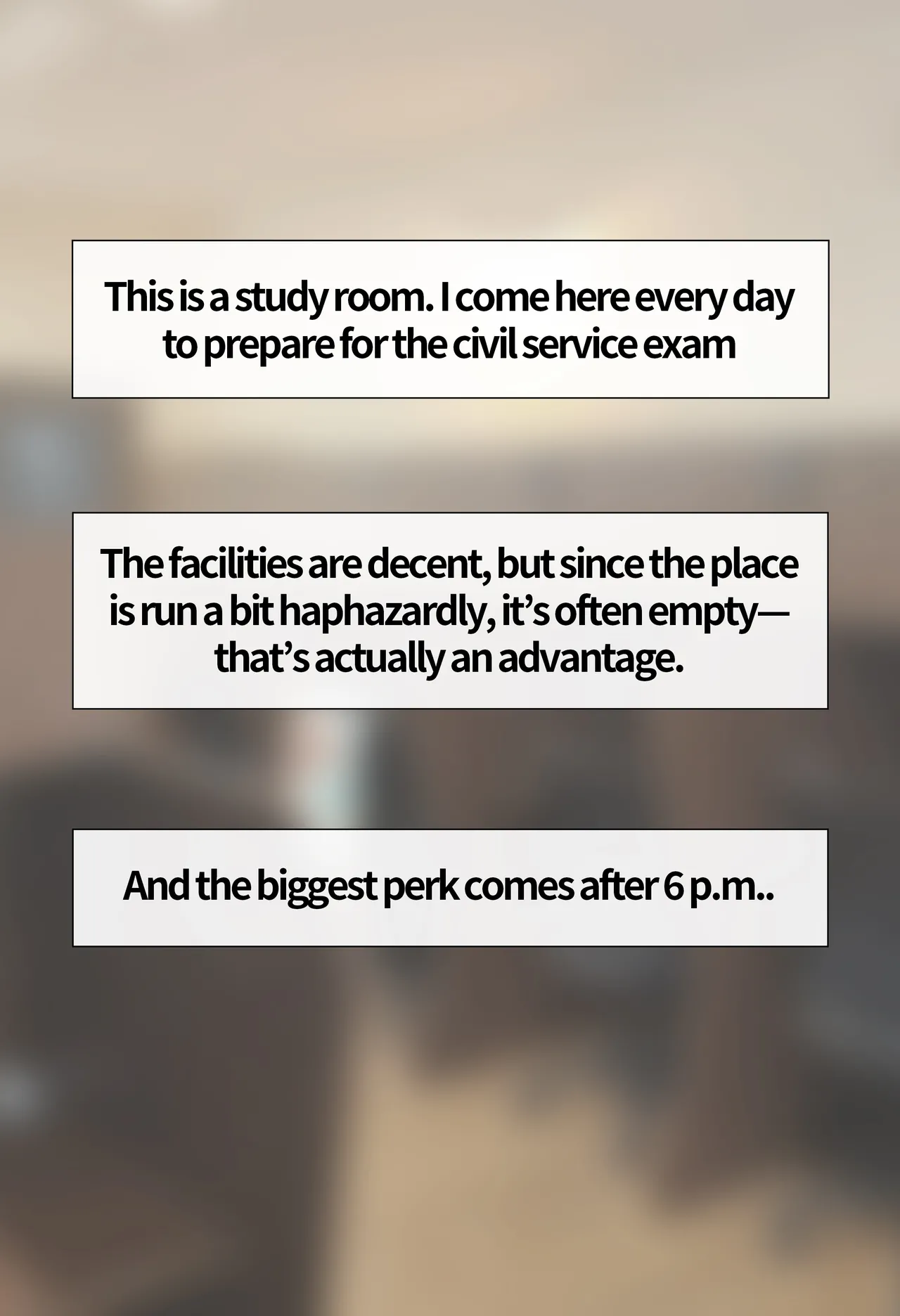 In the Study Room | Reading Room Incident page 1 full