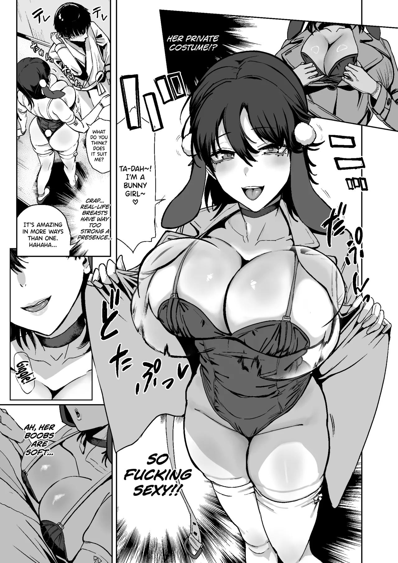 Dosukebe Bakunyuu Bunny Girl Ana de Doutei Sotsugyou page 5 full
