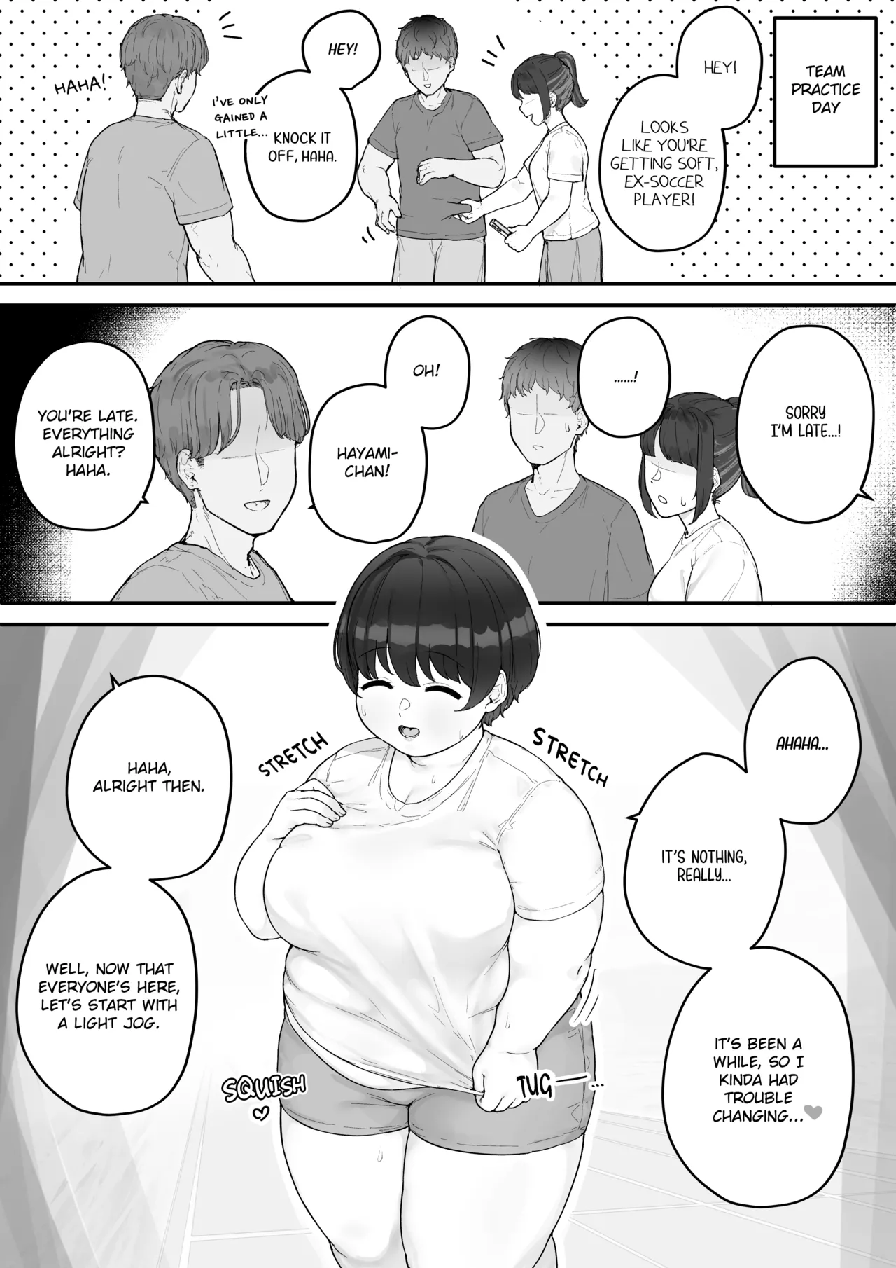 Track Team Girl page 8 full