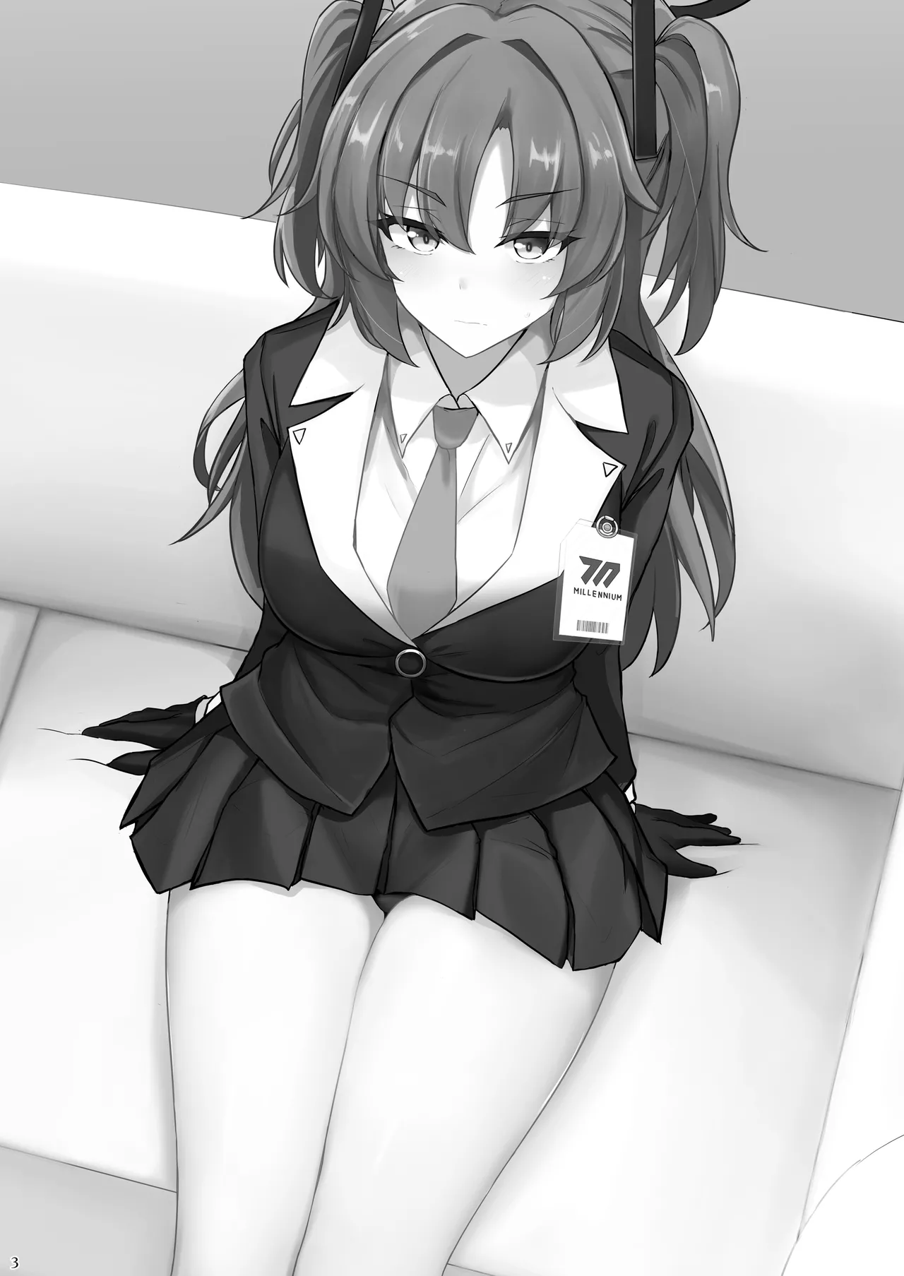 Hayase Yuuka no Futomomo de Nukitai page 2 full