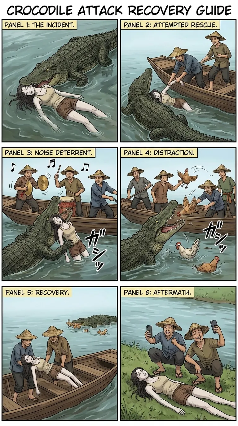 Safety Poster 4: Crocodile Victim Recovery page 10 full