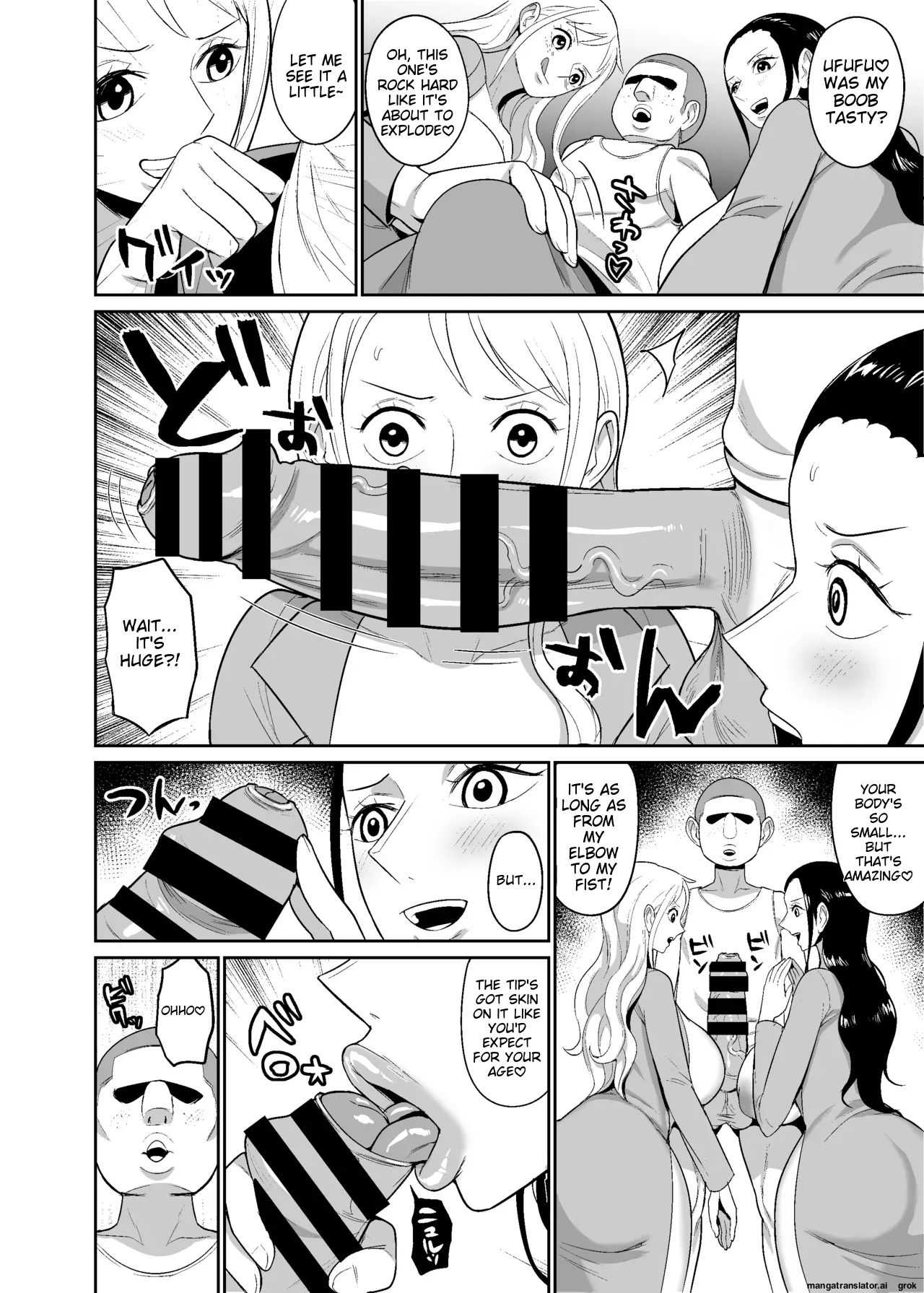 Saimin Onaho Pirates ~ Saimin o Kake Rareta Onna Kaizoku Futari o Hirottanode Onaho ni Shite mita page 8 full