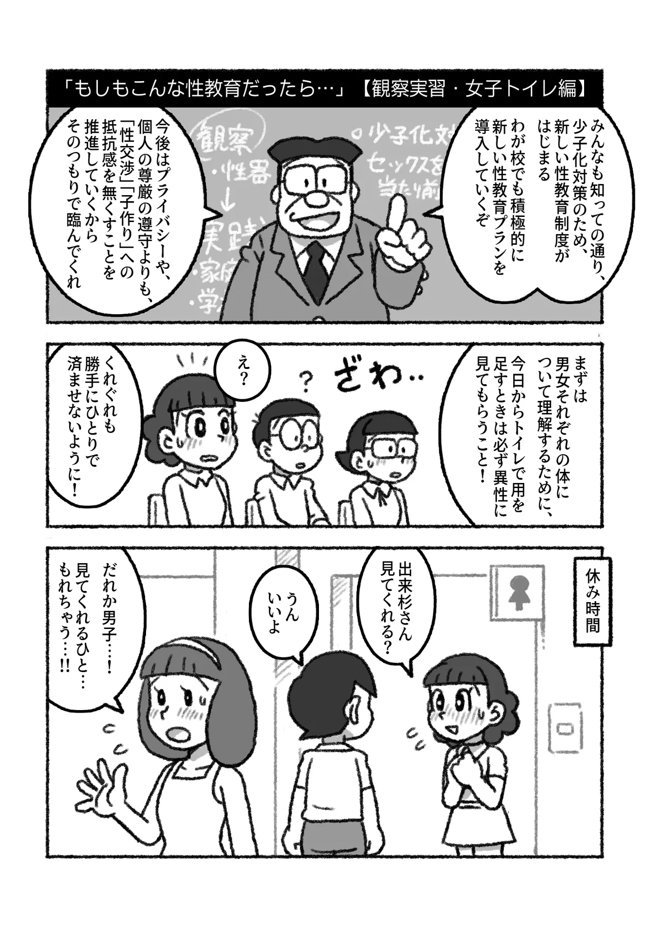 Moshimo kon'na seikyōikudattara… page 1 full