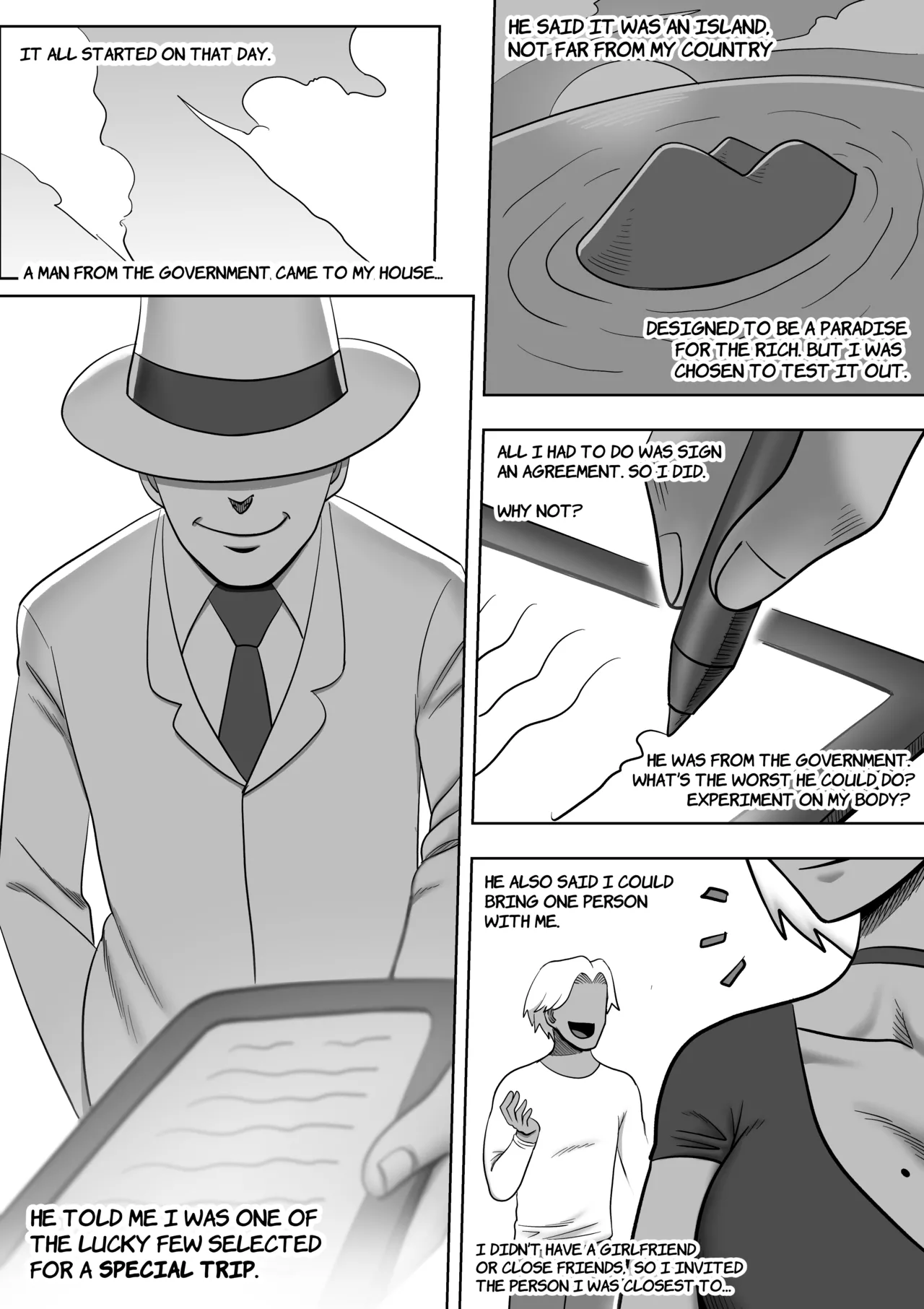 Mother and Son on a desert island #1 page 2 full