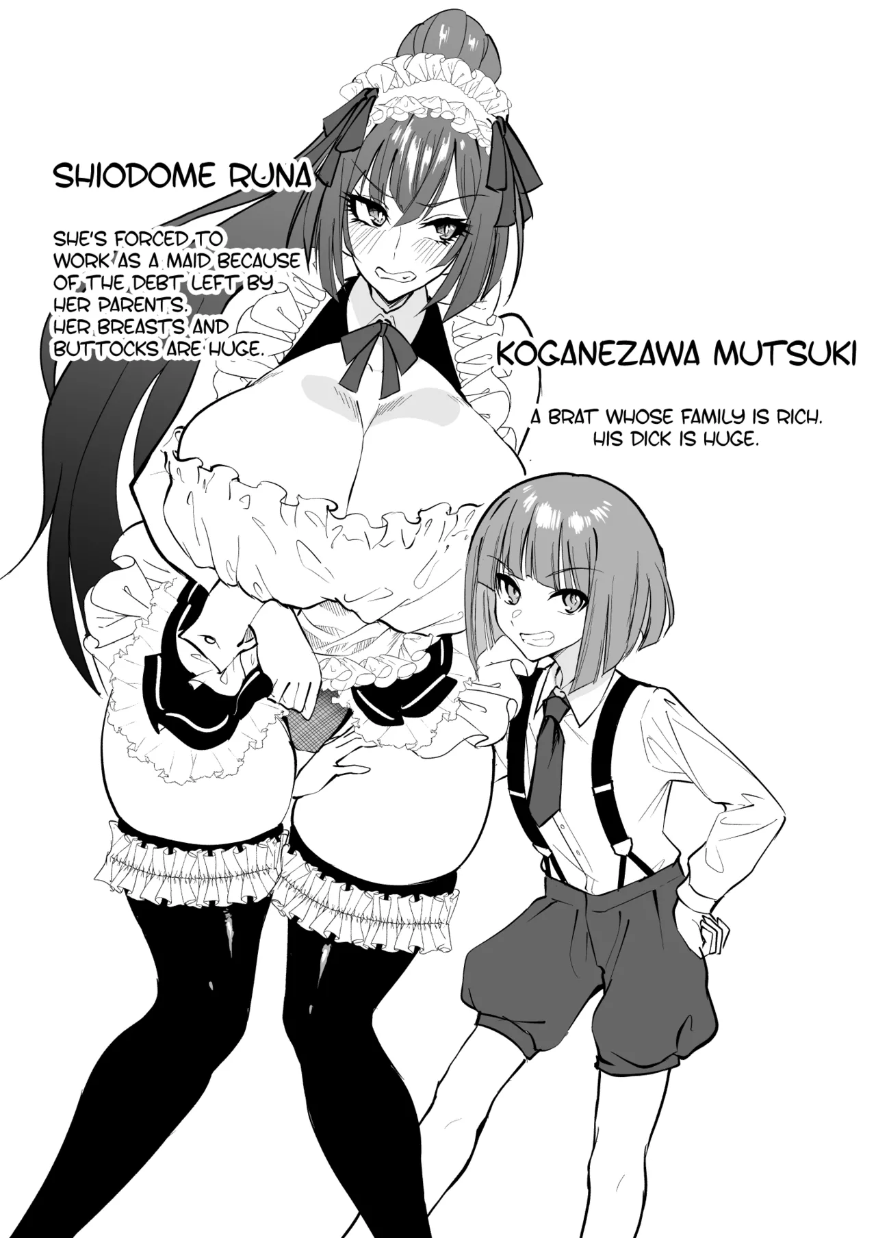 Dekachin Goshujin-sama kara Gohoushi Kyouiku Sarechau Ero Maid page 2 full