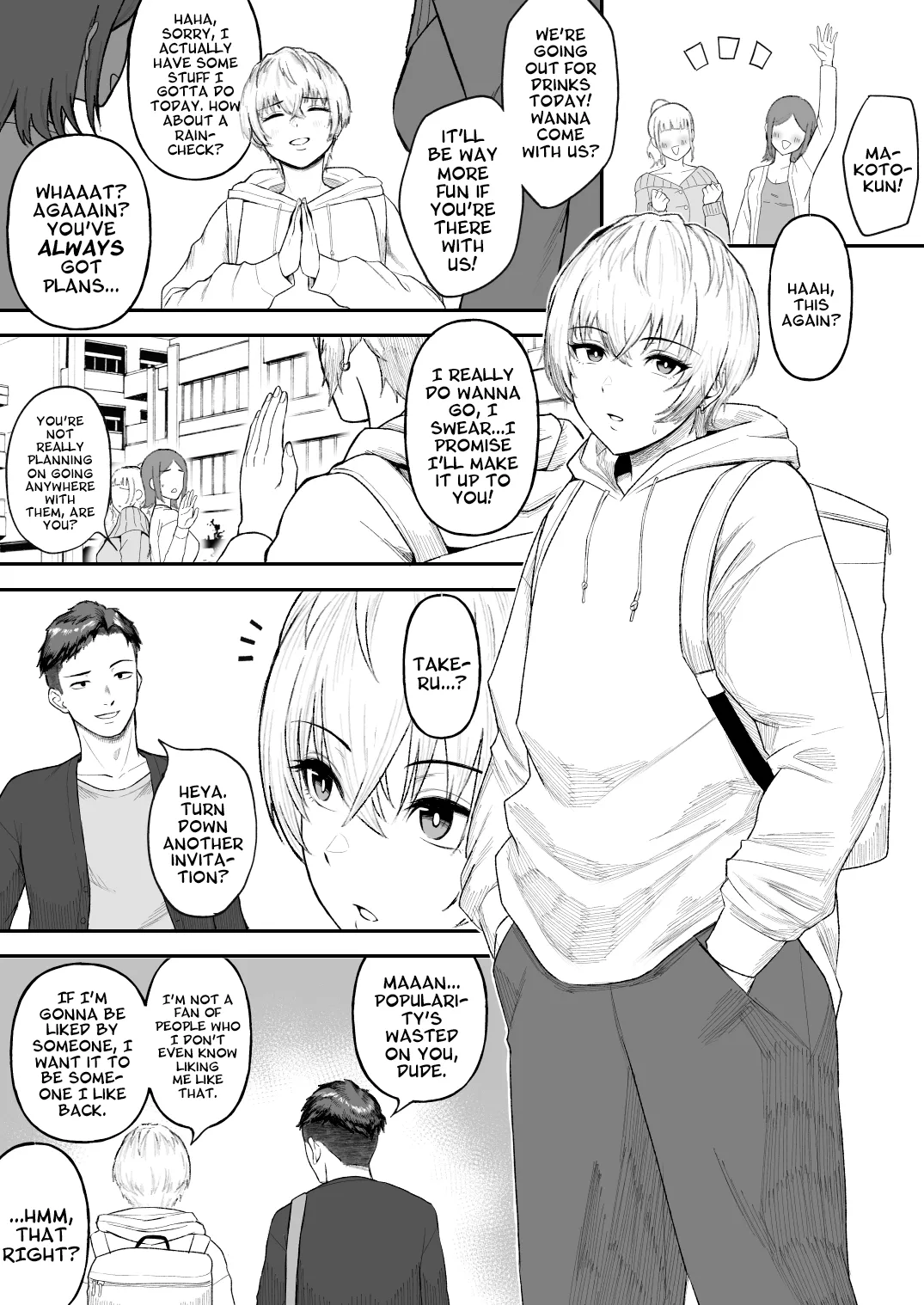 Shinyuu no Ikemen Danshi ga Jitsu wa Bakunyuu Joshi da to Hanmei shita Baai | I Found Out My Pretty Boy Friend Was Actually A Chick With Huge Tits! page 2 full