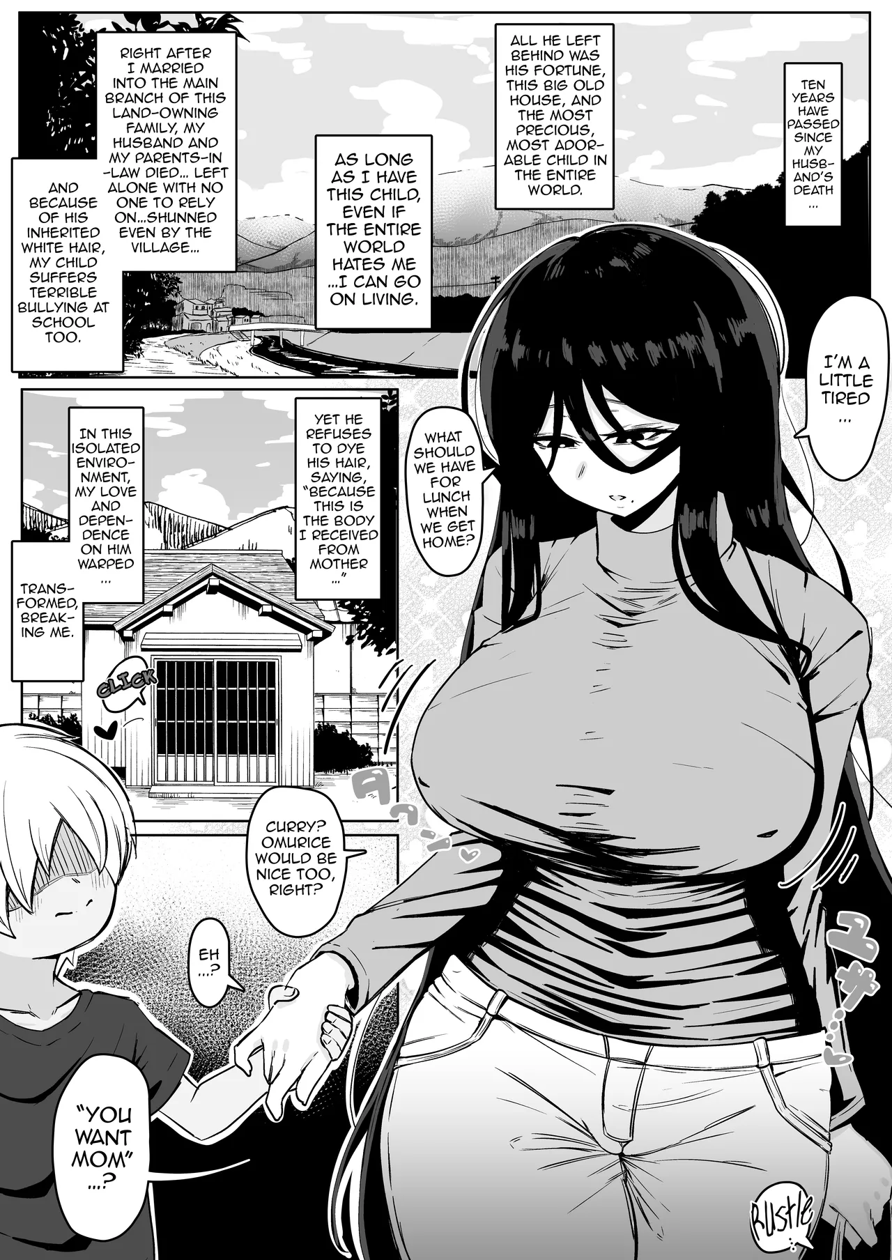 Inaka de! Boshi Kōbi | In the Countryside! Mother-Son Mating page 10 full