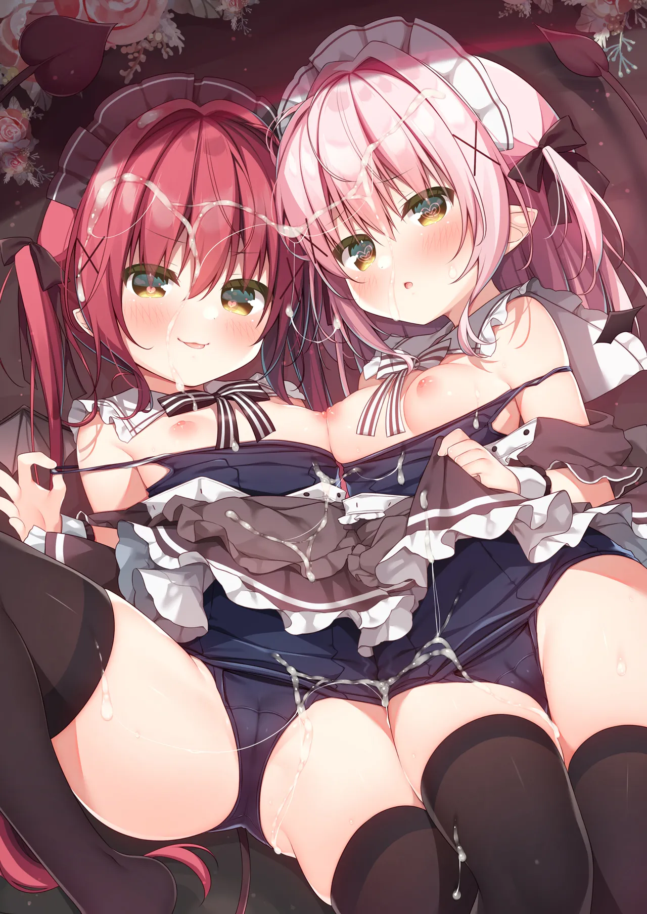 Gohoushi Succubus-chan | 双子魅魔酱前来侍奉主人了哦 page 2 full