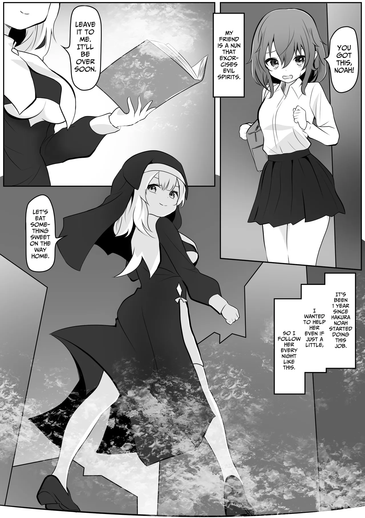 Runa no Ahimitsu no Futanari Ecchi | Runa x Noa Secret Futanari Sex page 3 full