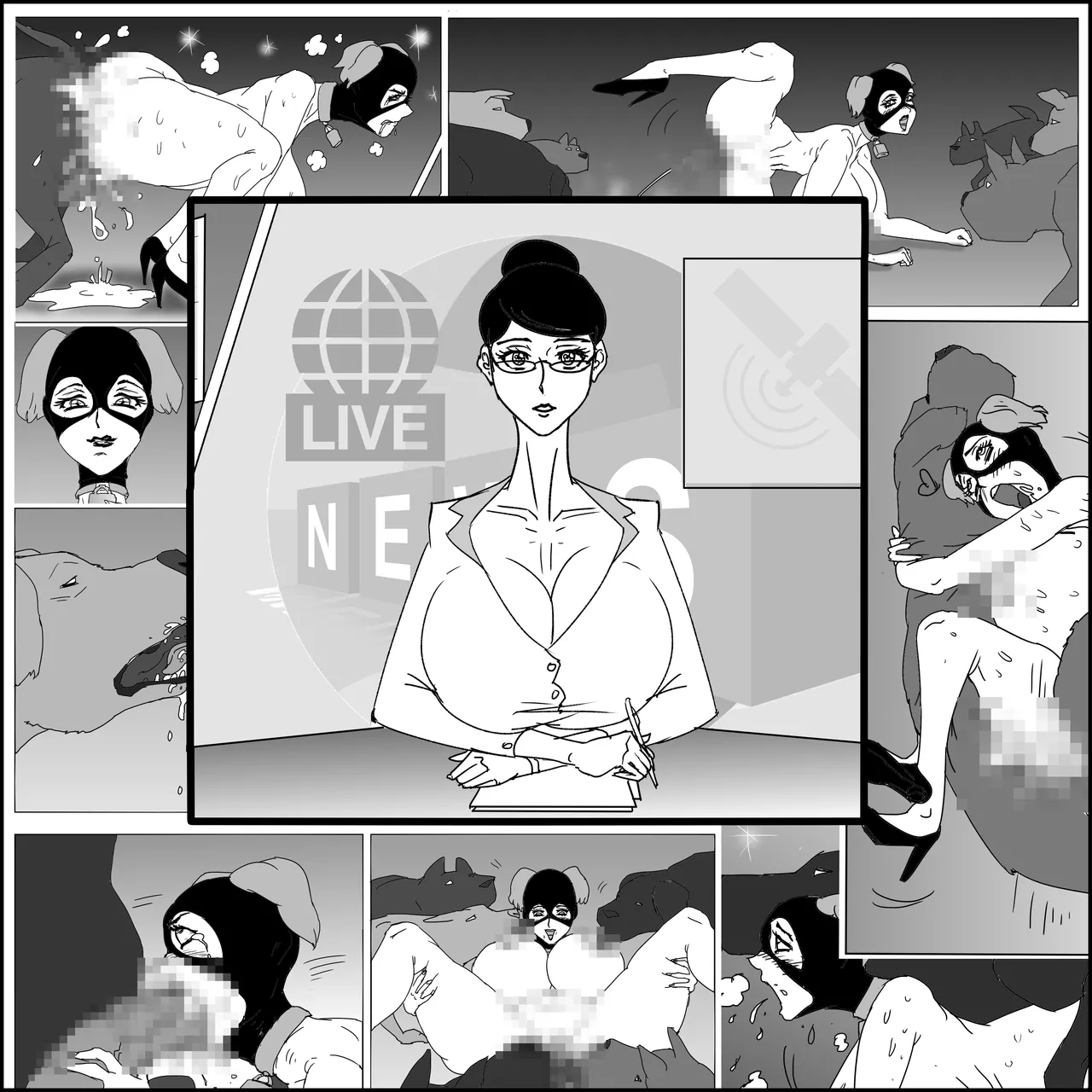 美人女子アナBestiality commission page 1 full