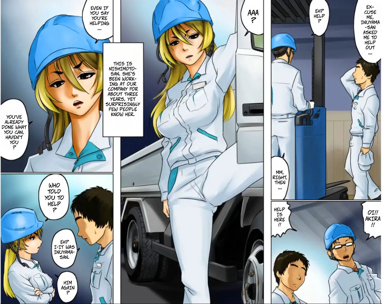 This Tough Chick Is A Devoted Widow -- Ichizuna Anego wa Miboujin setto pan page 3 full