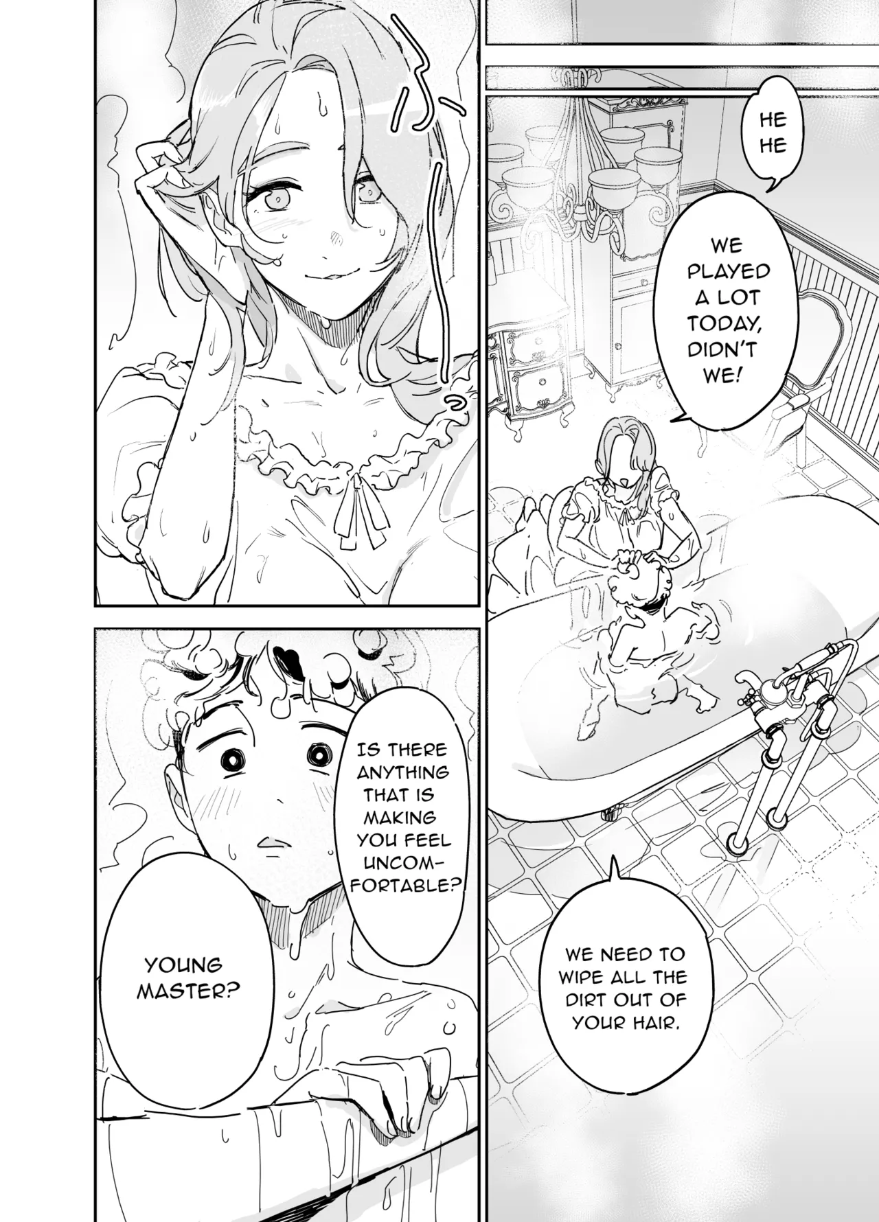 Boku no Nurse Maid Isabella no Fudeoroshi ~Ochichi ga Goshomou nara Tanezuke kudasaimashi~ | My Nursemaid Isabella's First Time ~ If You Desire, Please Impregnate Me ~ page 8 full