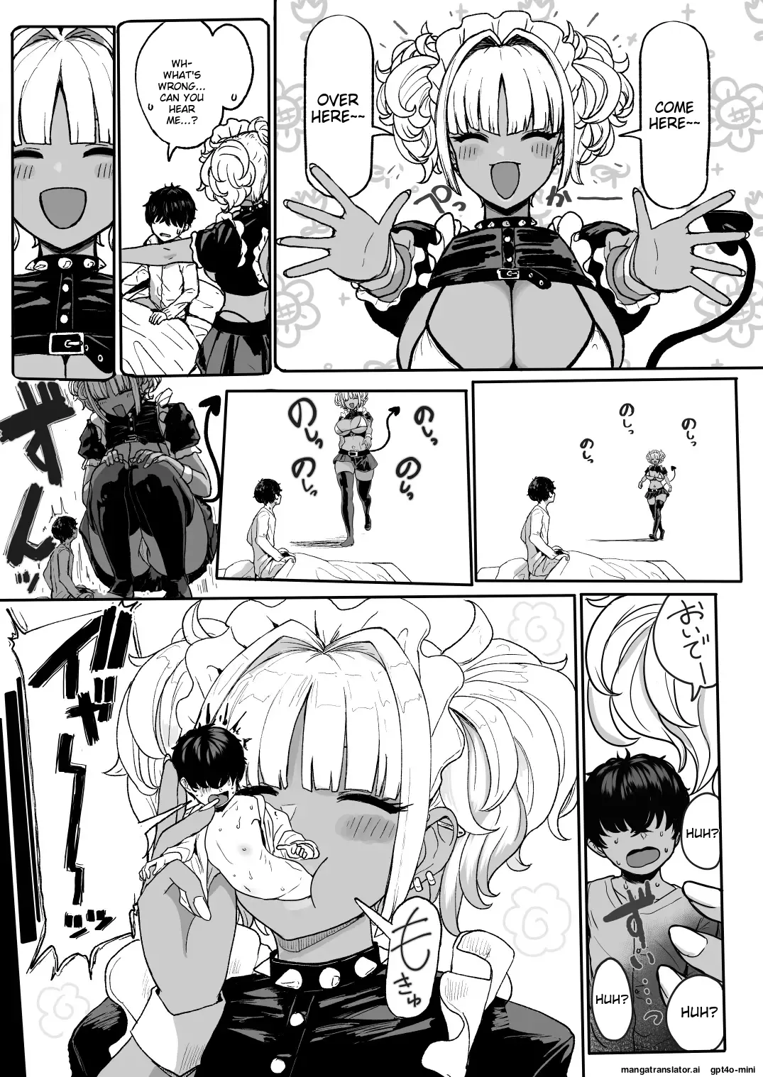 Kuro Gal Maid Inma, Goshu o Kuu. Kuro-Gyaru Succubus Maid Devours Her Master - 4 page 2 full