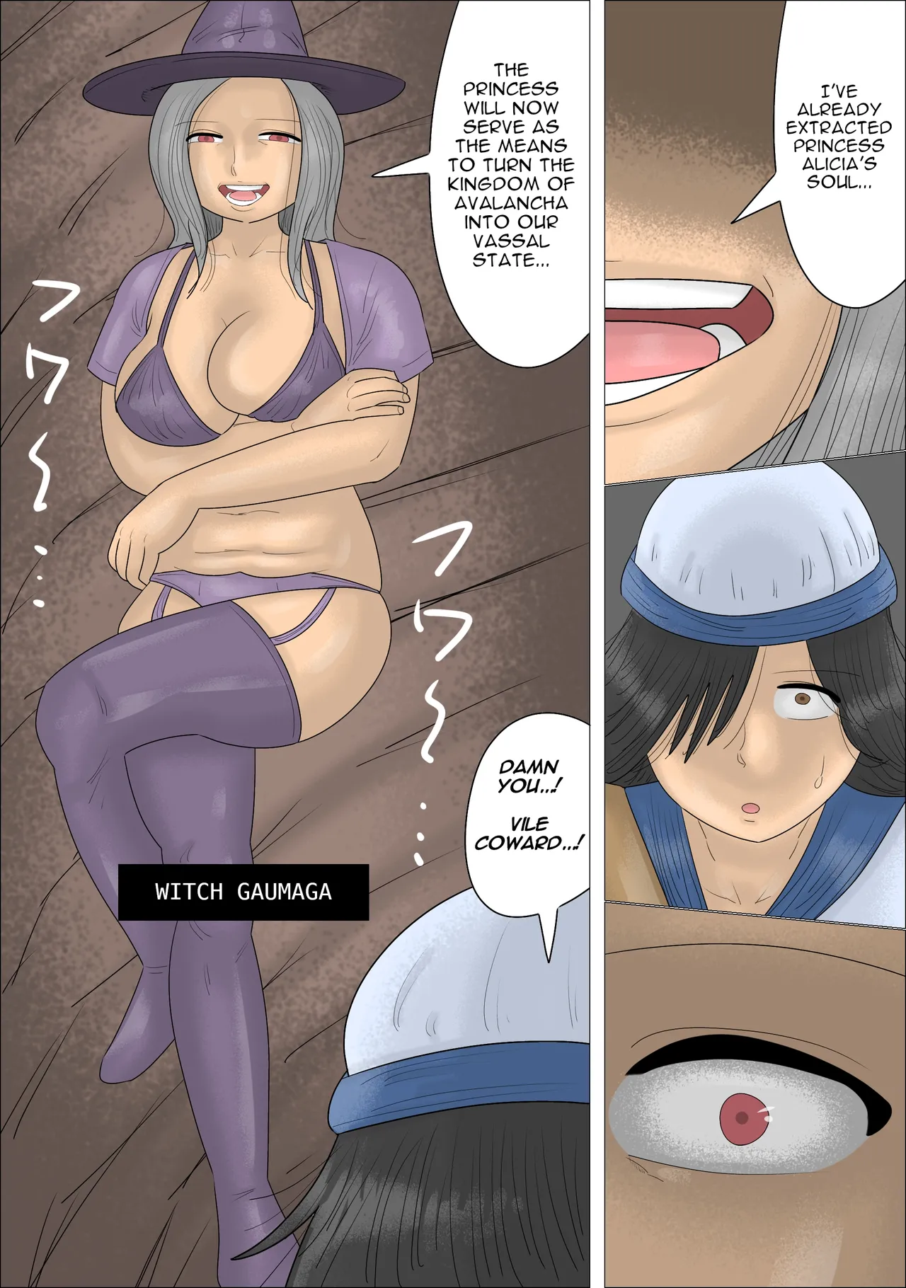 Reverse NTR! The Hero is Gender-Bent by Magic in Front of his Princess... page 6 full