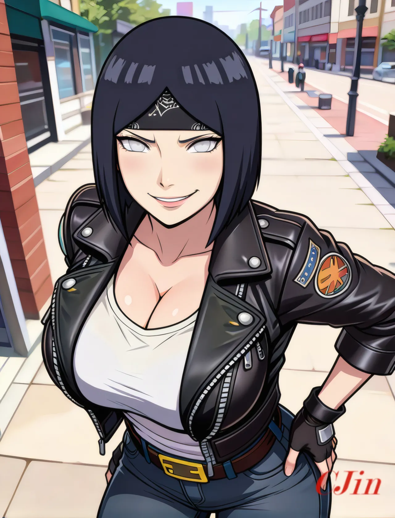 HINATA UZUMAKI AS THE MOTHER - THE QUEEN OF THE BIKERS page 9 full