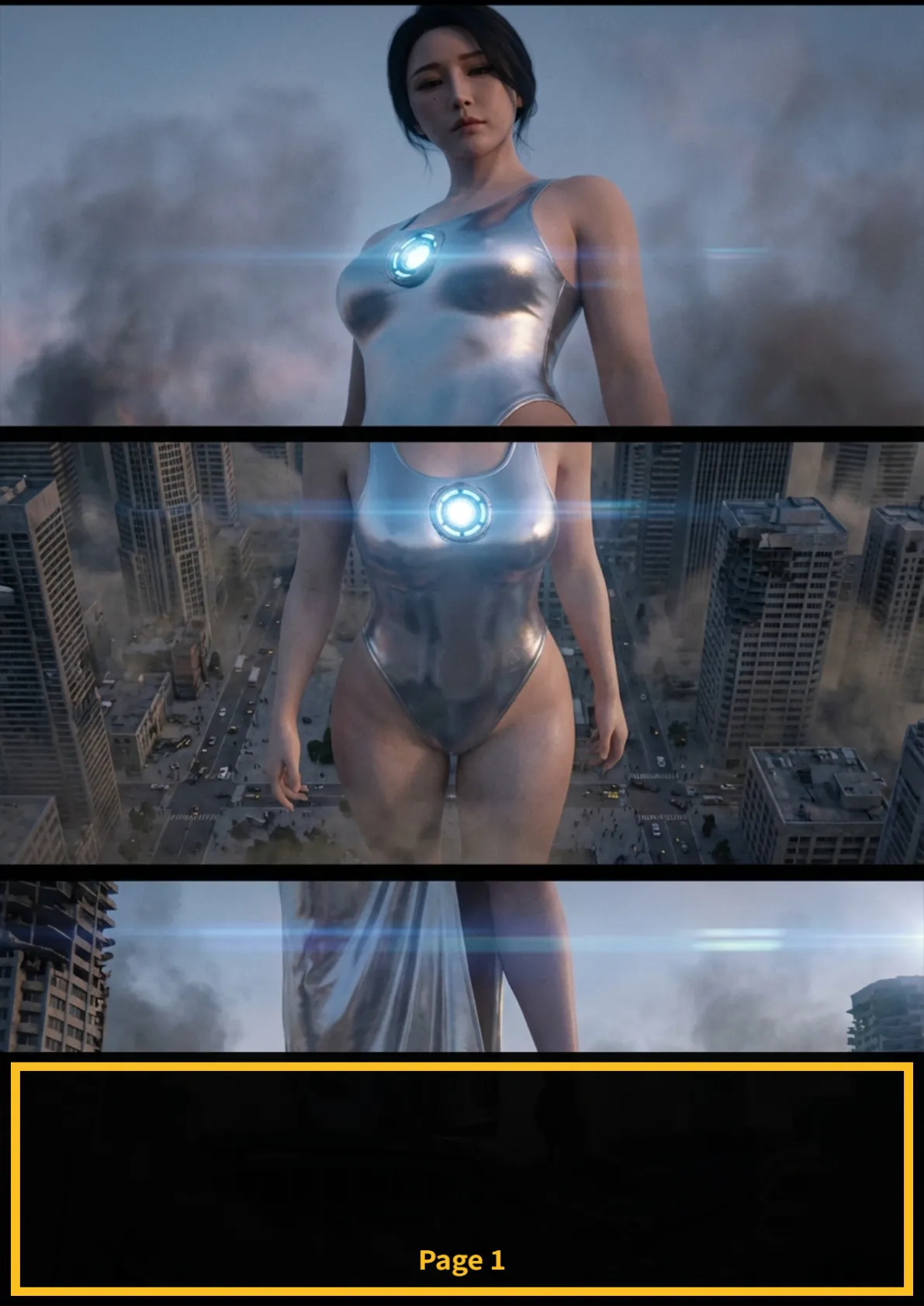 巨人母亲给人类儿子的踩踏表演 page 1 full