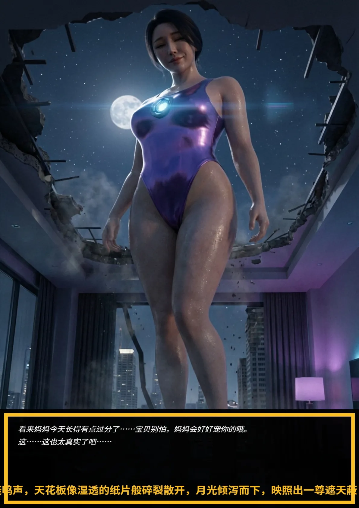 巨人母亲给人类儿子的踩踏表演 page 3 full