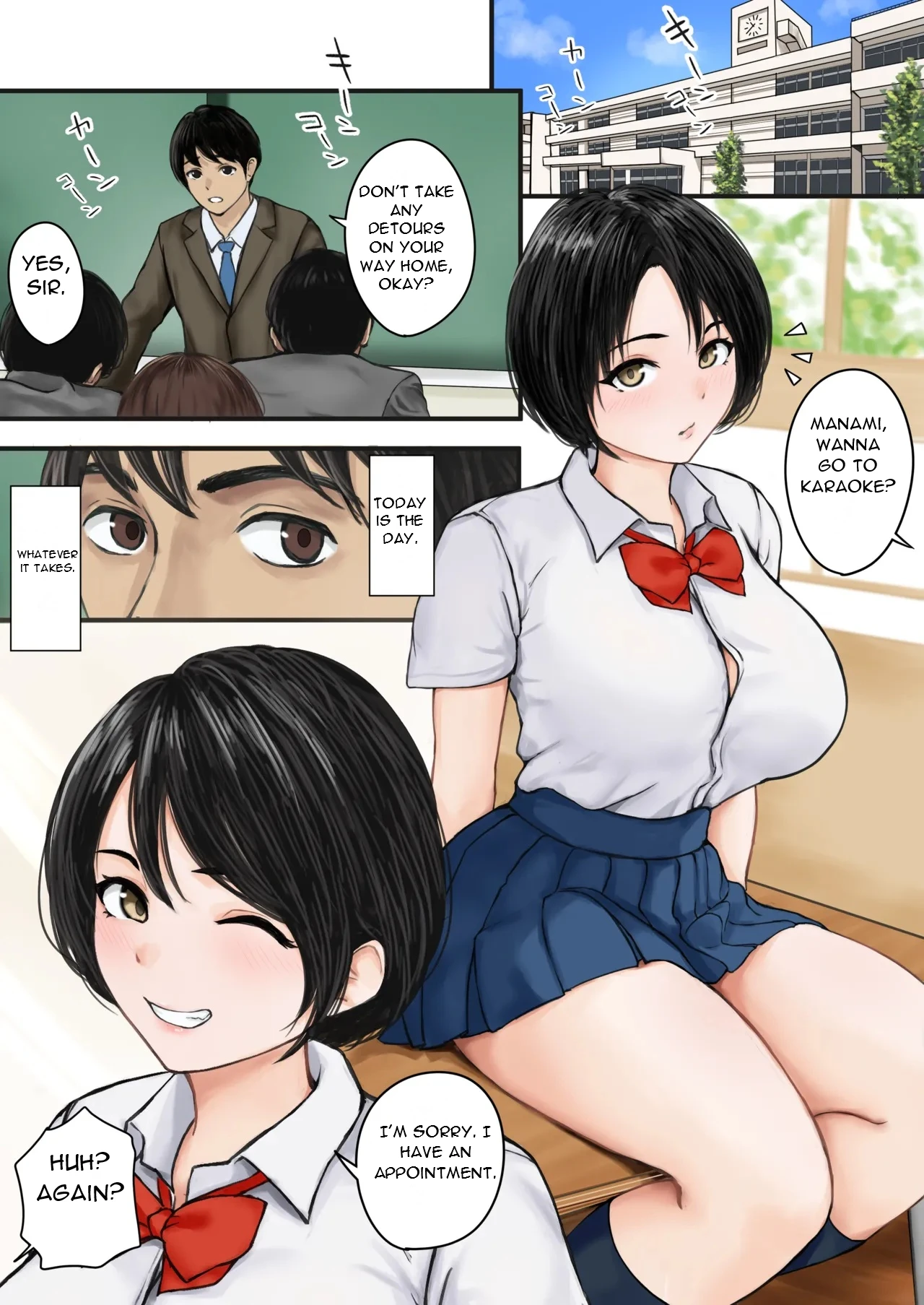 Kyou mo Oshiego no Yuuwaku ni Katenai - I Couldn't Resist My Student's Temptation Again Today page 3 full
